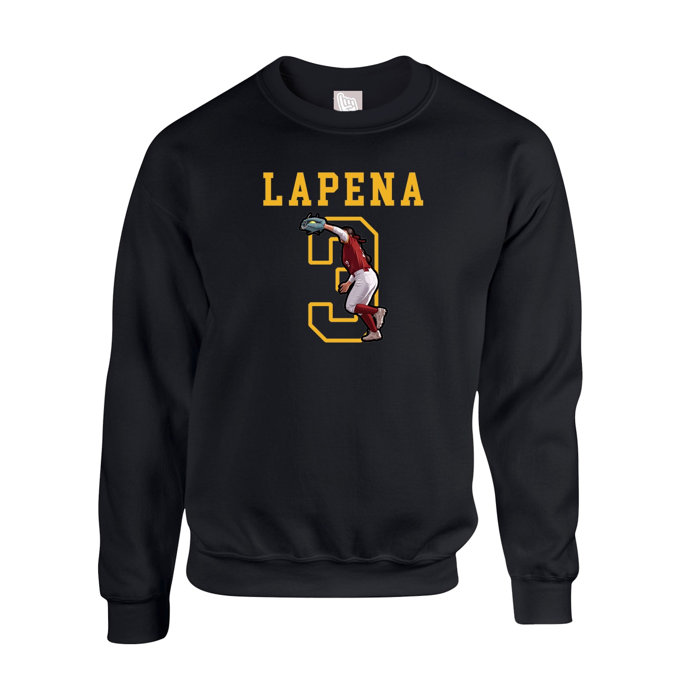 Fleece Crew — Shirsey in Black