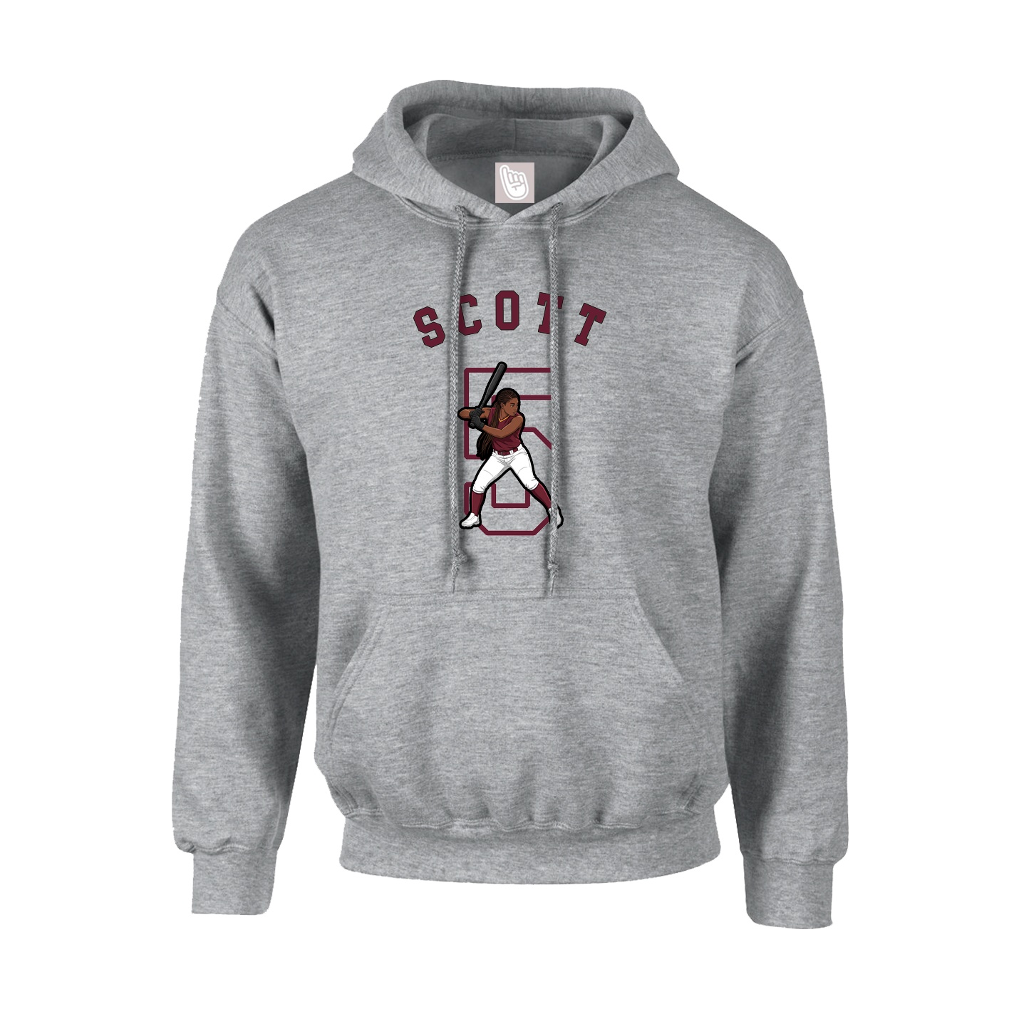 Hoodie — Shirsey Arch in Grey