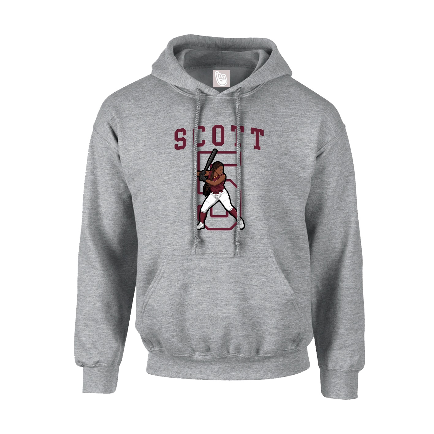 Hoodie — Shirsey in Grey