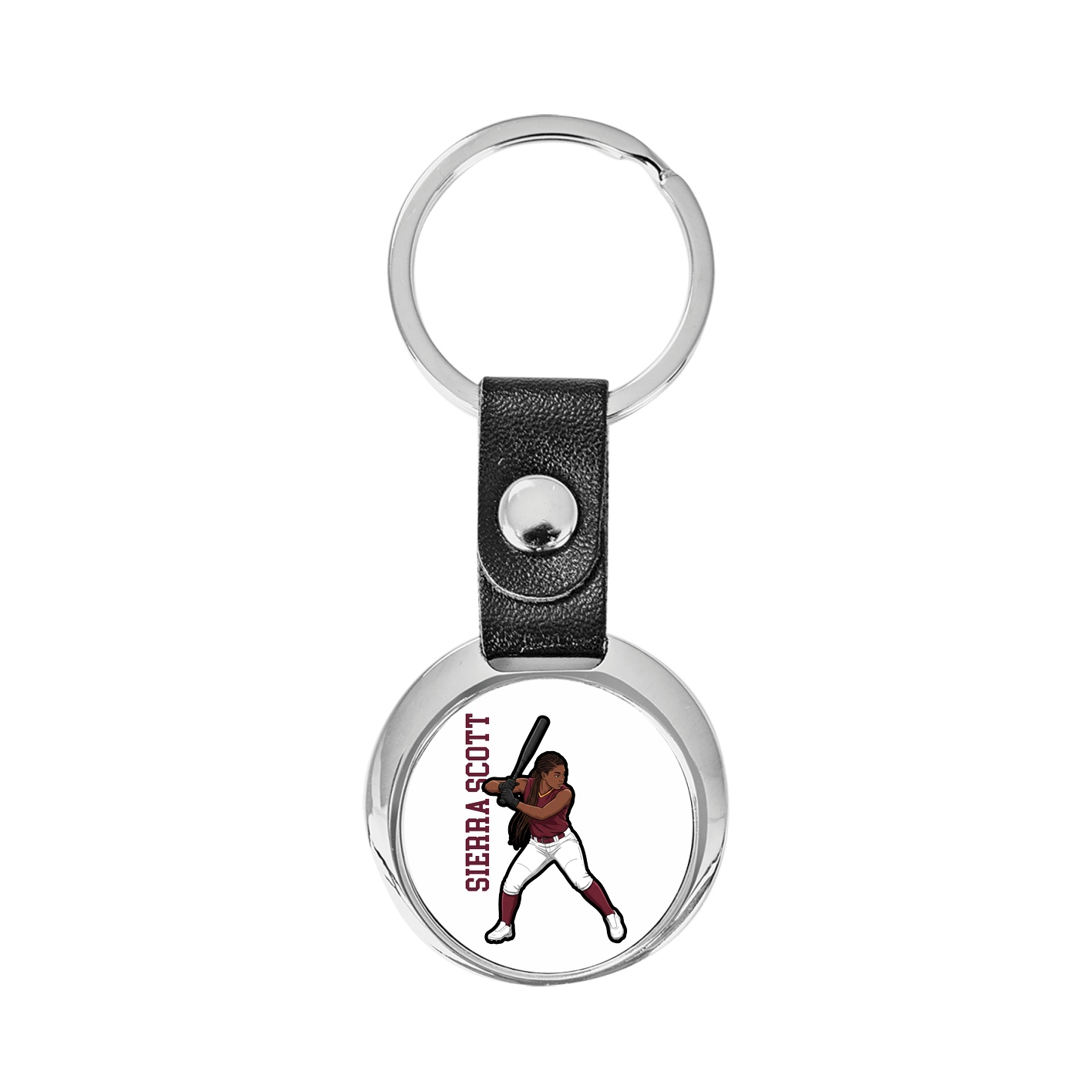 Key Chain — Name Vertical in Classic