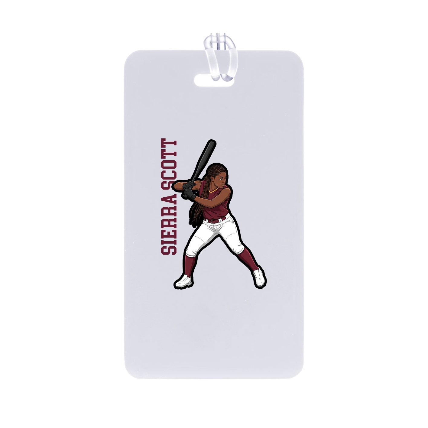 Bag Tag — Name Vertical in Classic