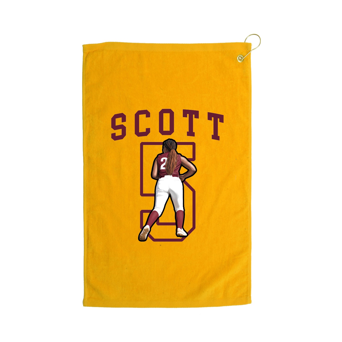 Golf Towel — Shirsey in Gold