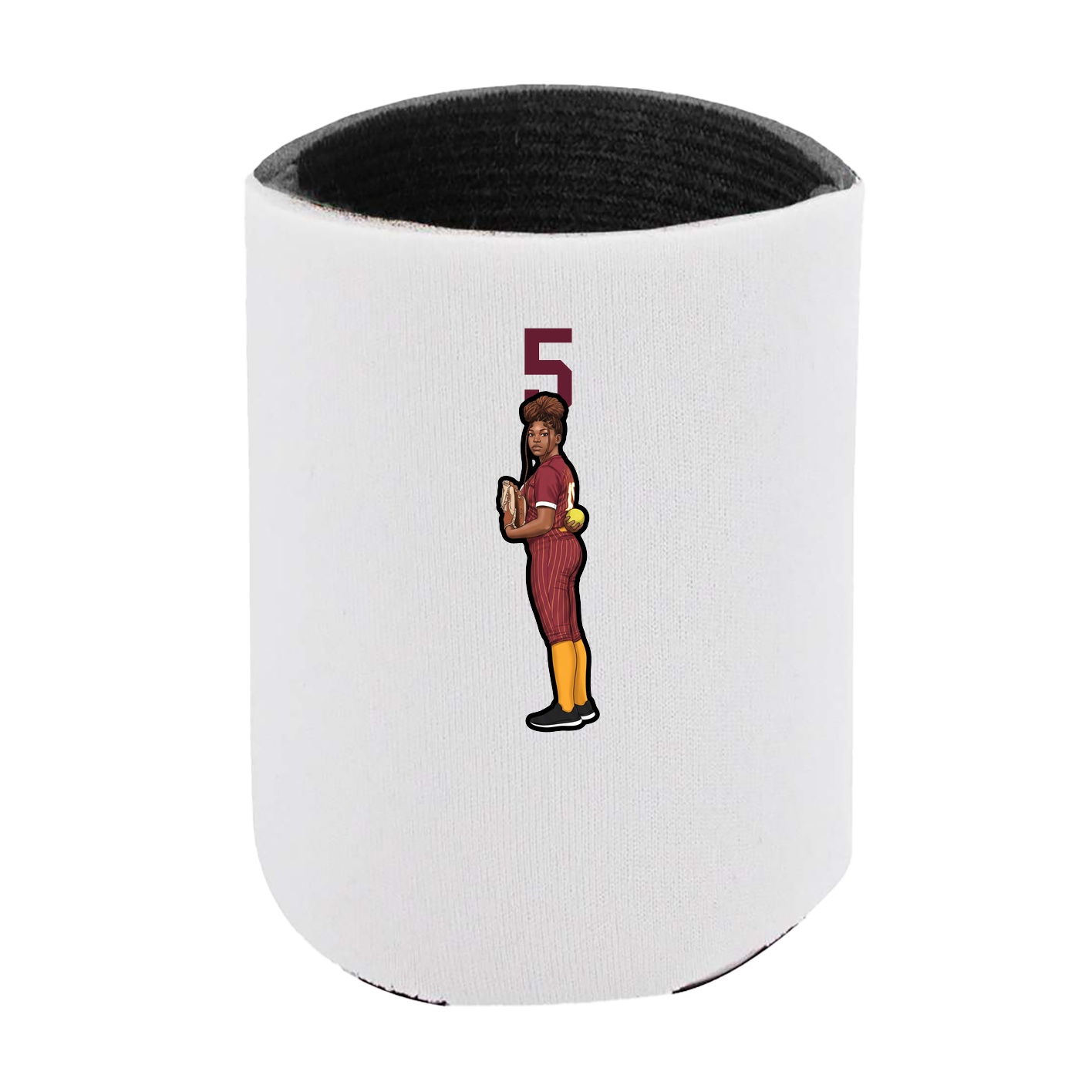 Can Holder — Number Top in White