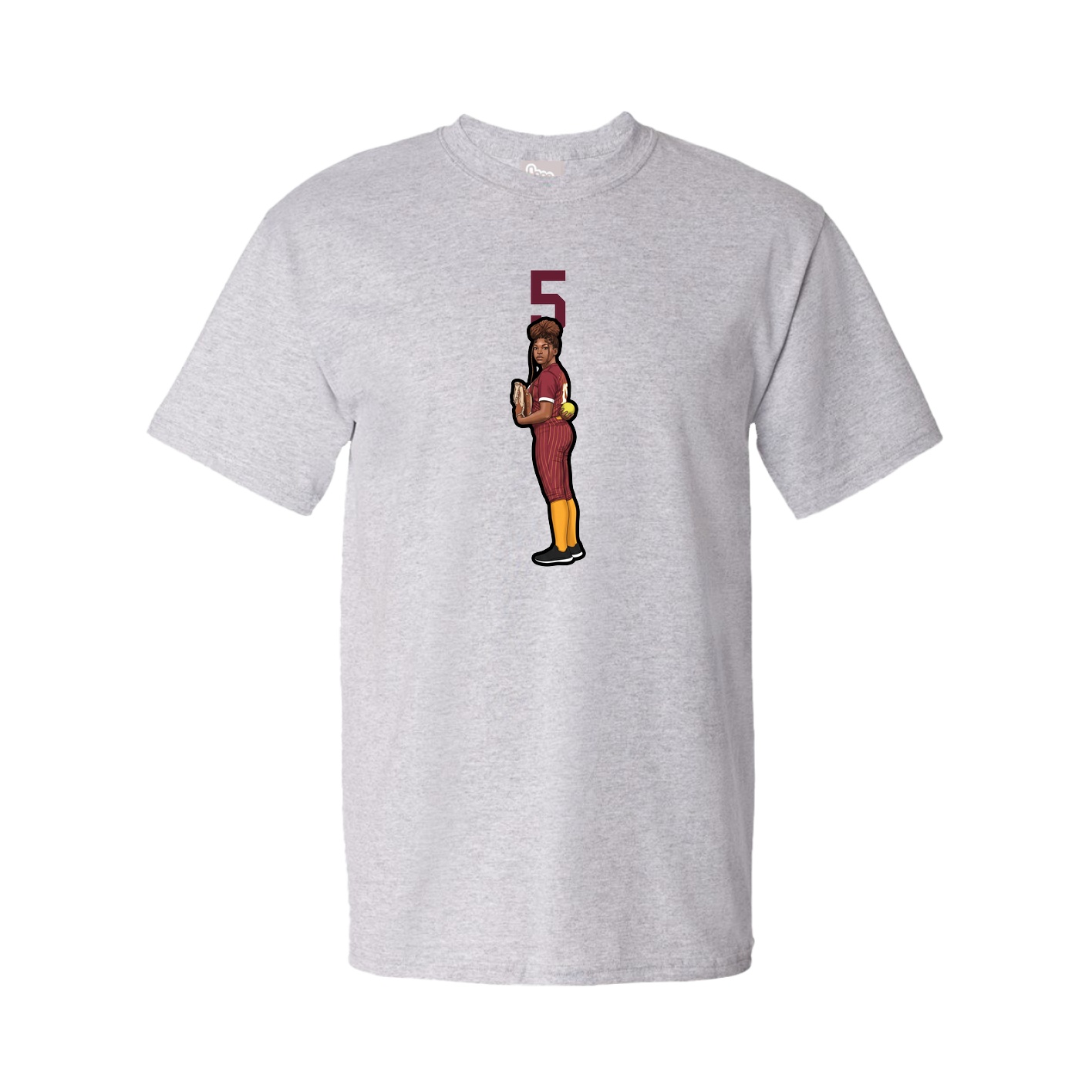 Tee — Number Top in Grey