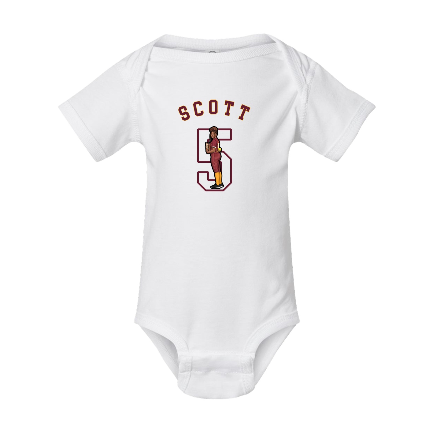 Baby Onesie — Shirsey Arch in White