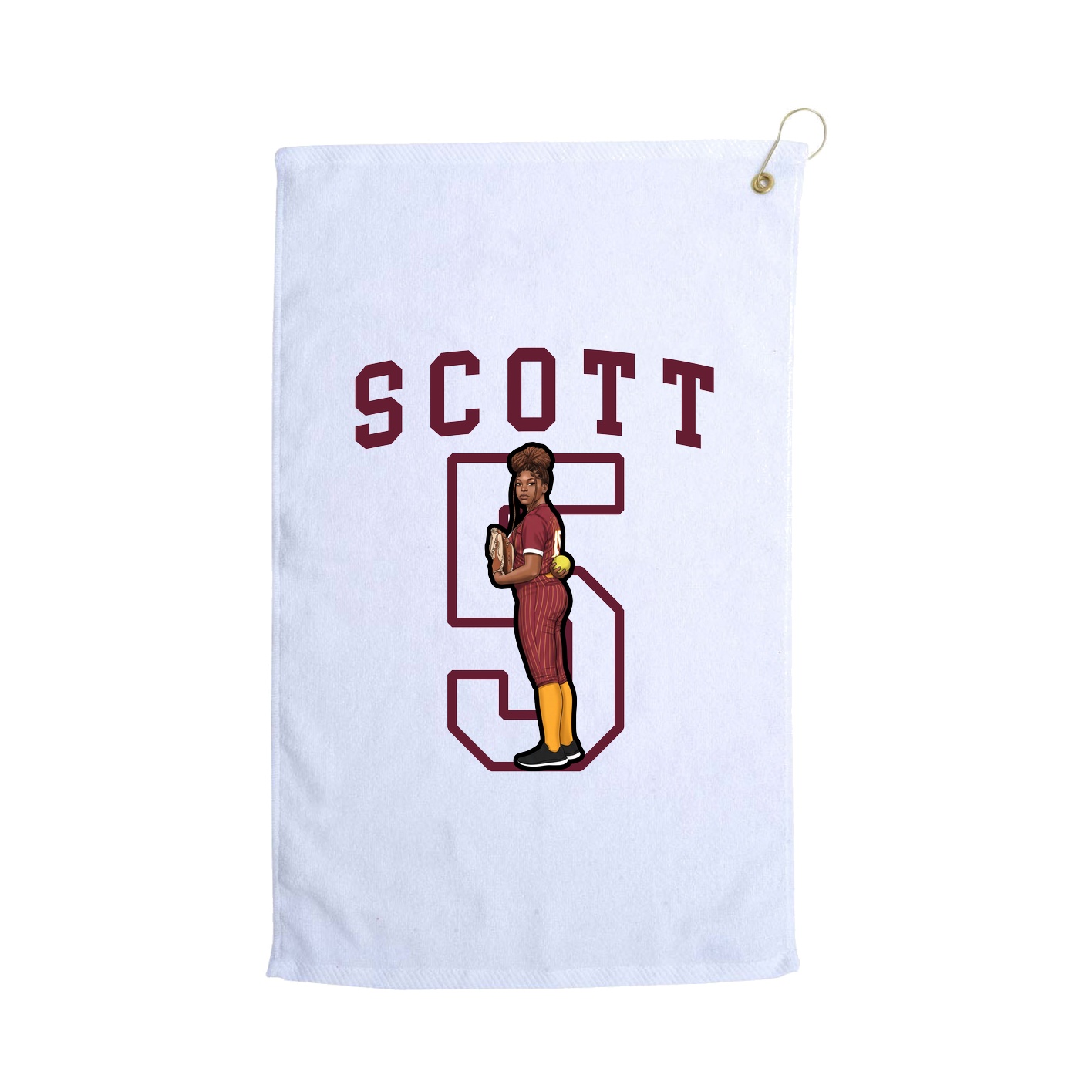 Golf Towel — Shirsey in White