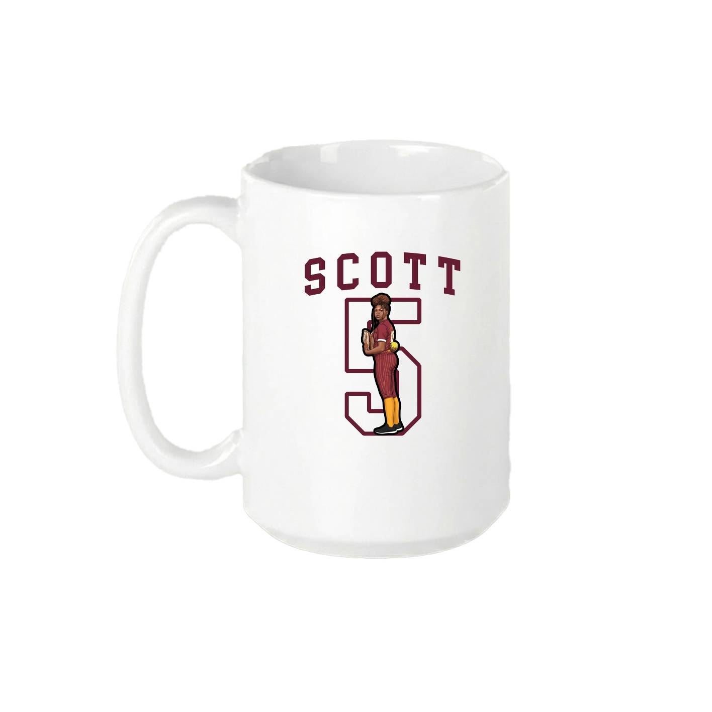 15oz Coffee Mug — Shirsey in White