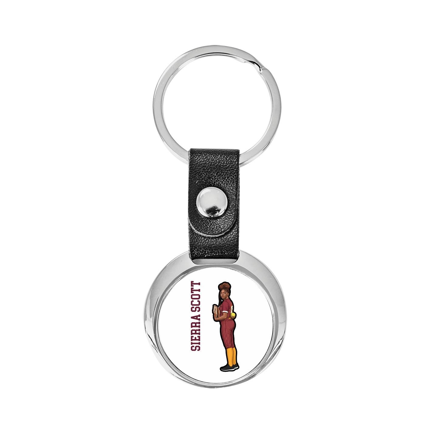 Key Chain — Name Vertical in Classic