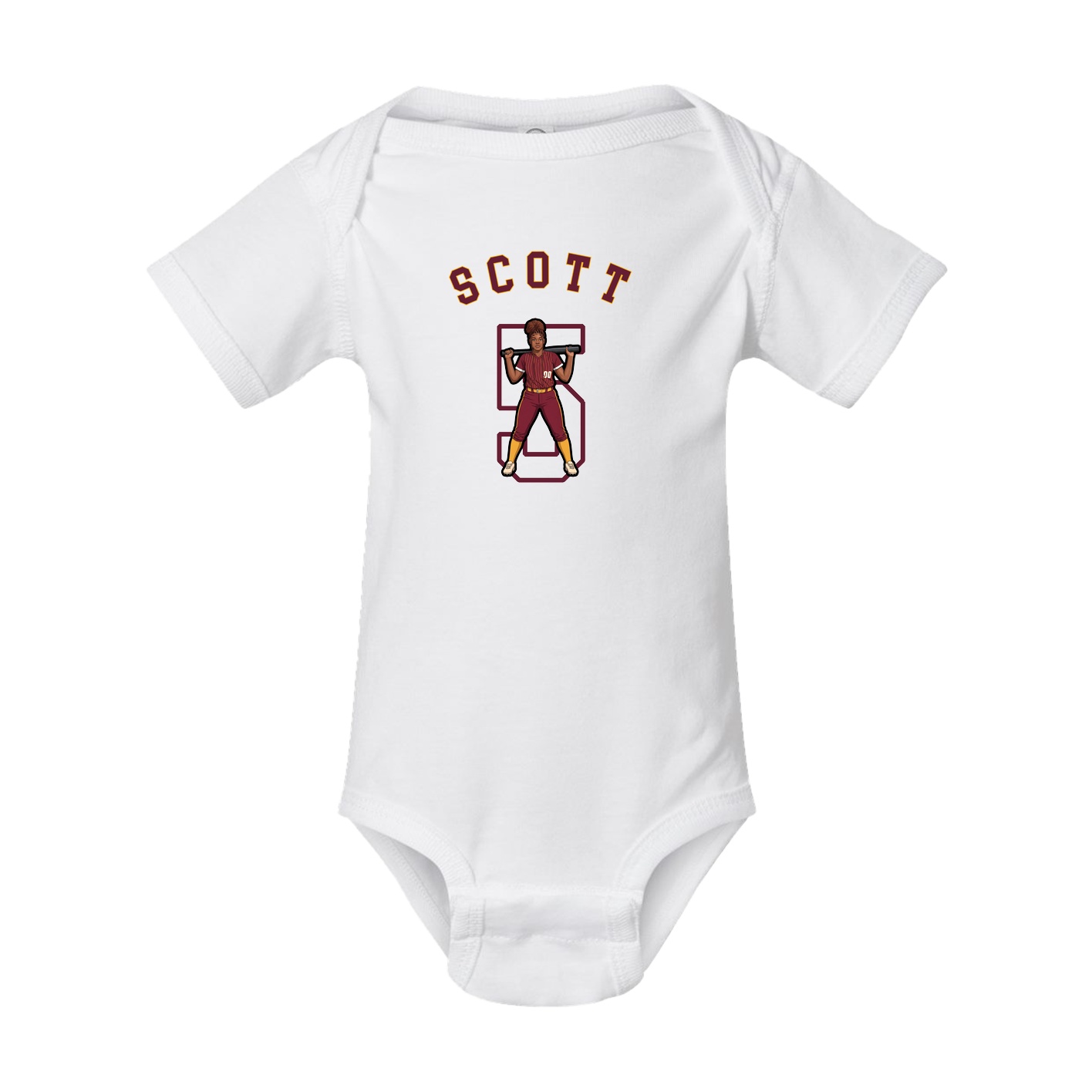 Baby Onesie — Shirsey Arch in White