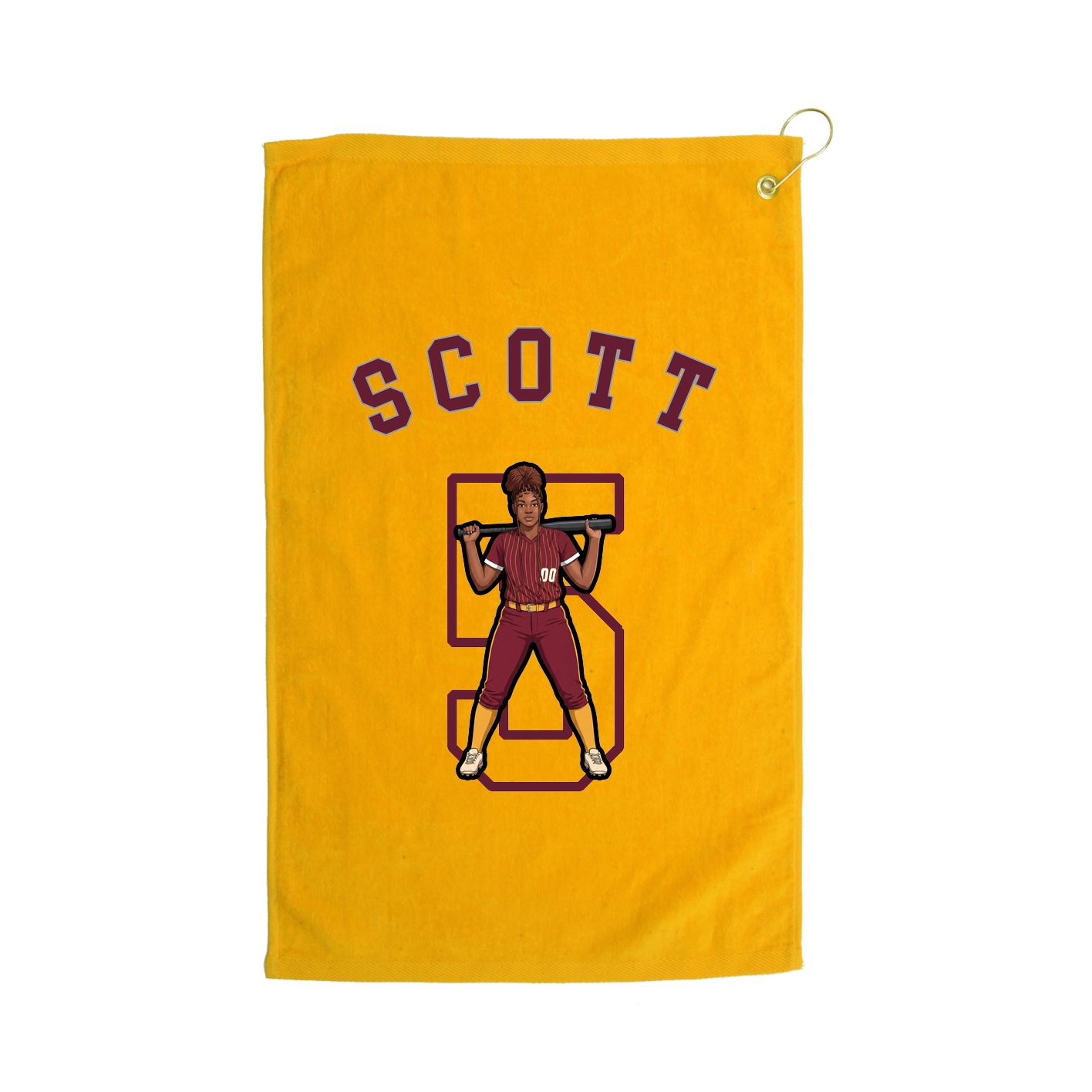 Golf Towel — Shirsey Arch in Gold
