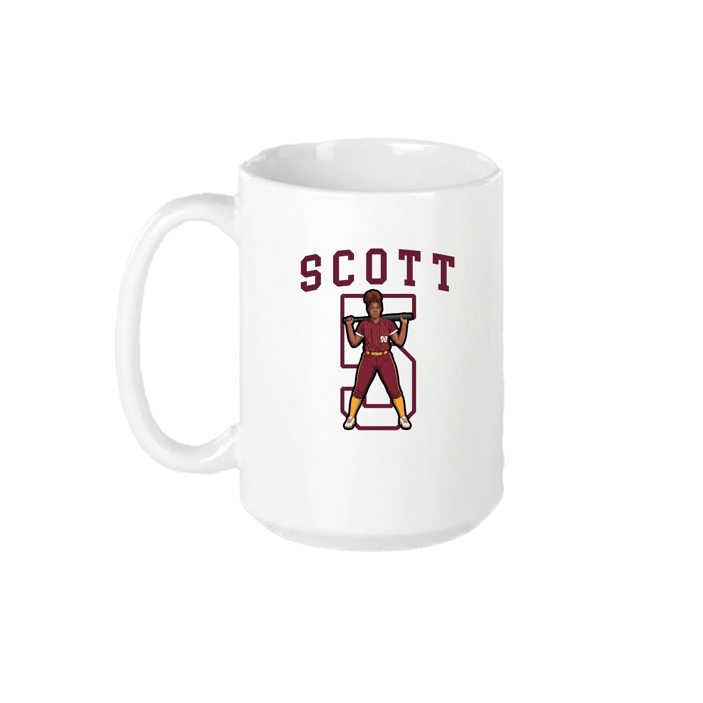 15oz Coffee Mug — Shirsey in White