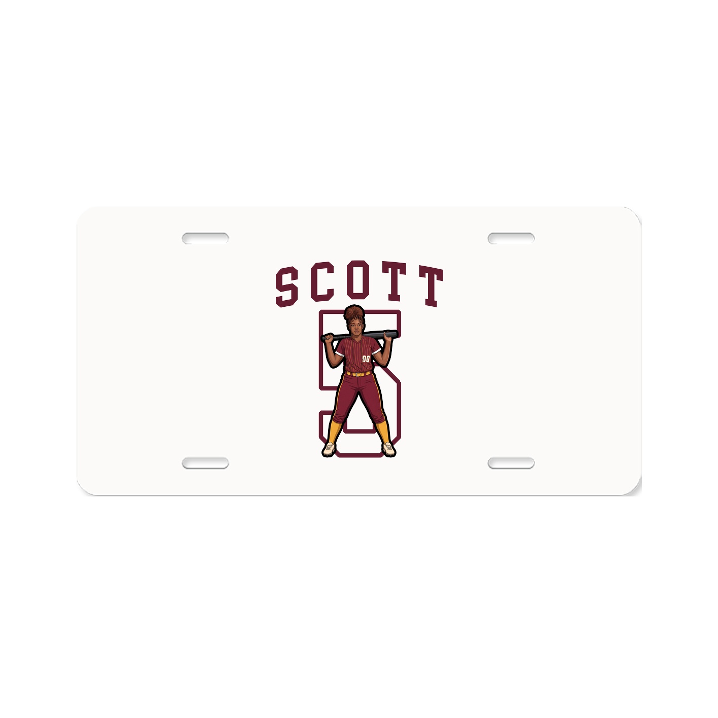 Aluminum License Plate