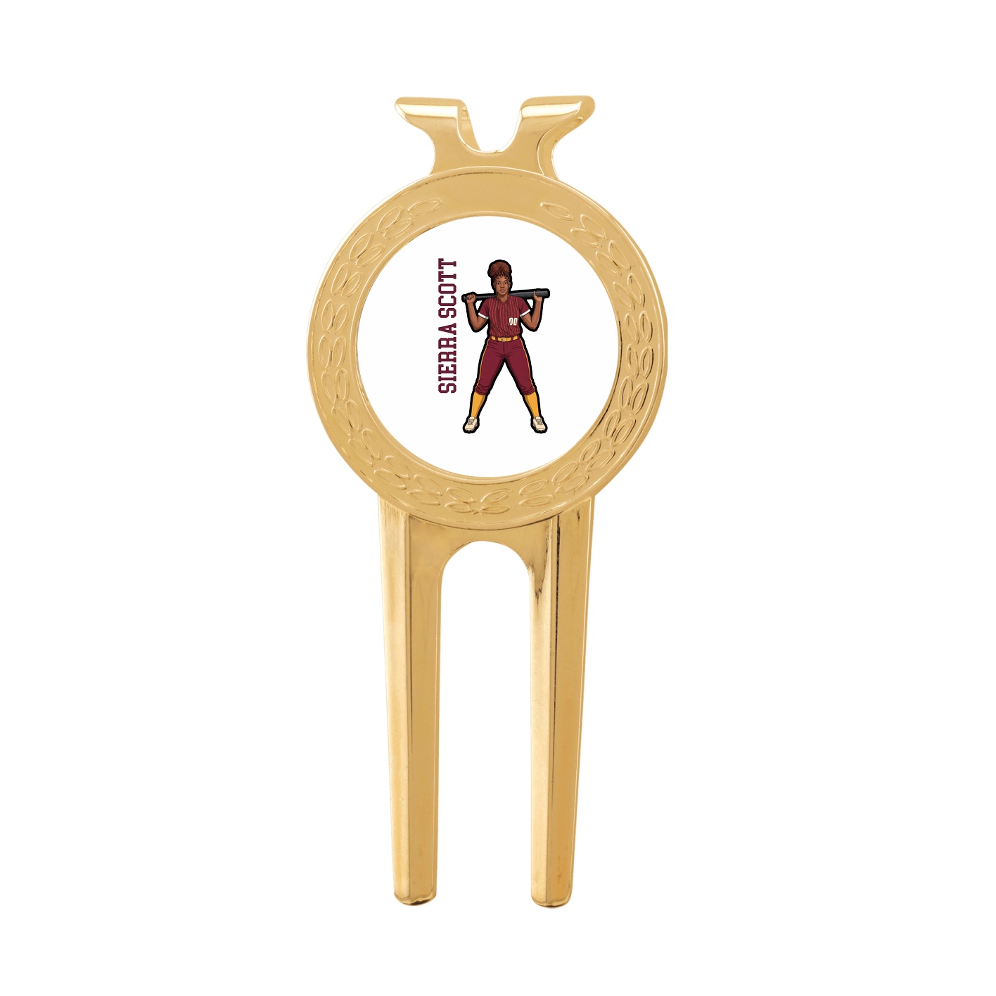 Divot Tool with Ball Marker — Name Vertical in Classic