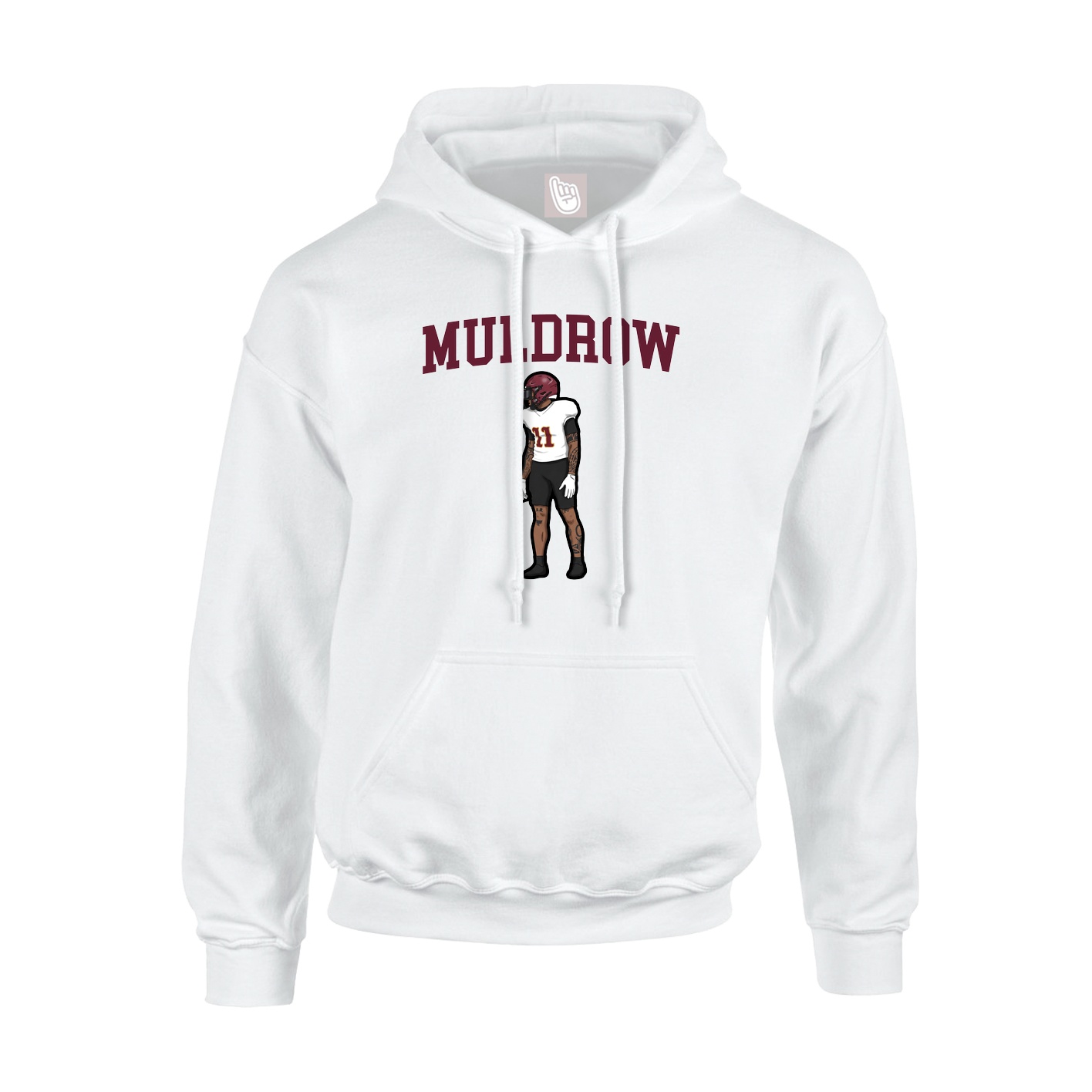 Hoodie — Shirsey in White