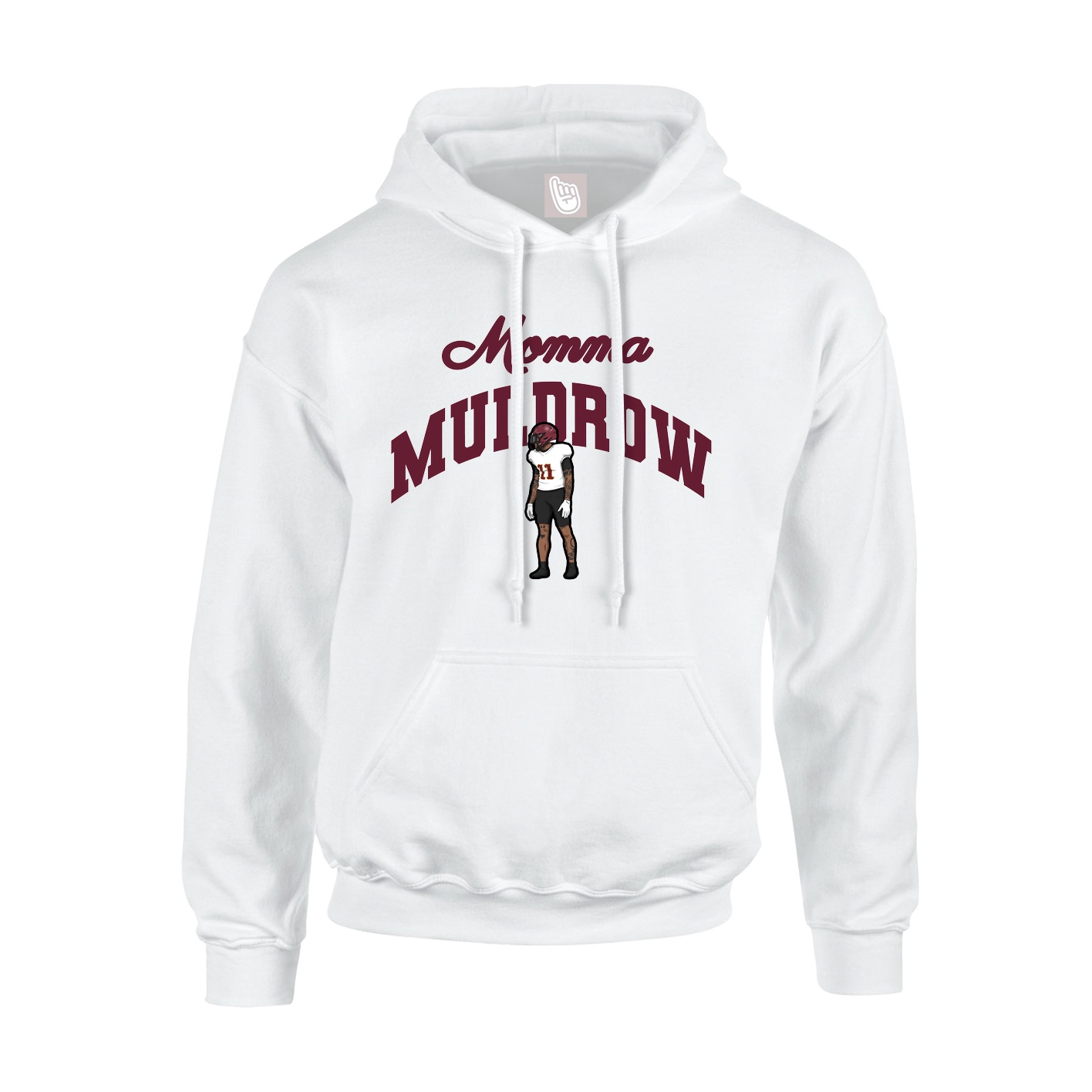 Hoodie — Mothers Day Arch in White