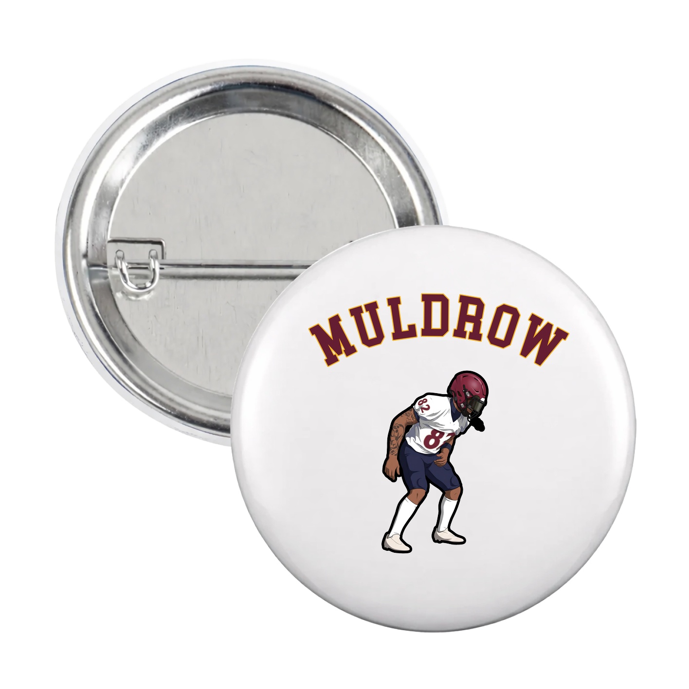 Game Day Button — Shirsey Arch in White