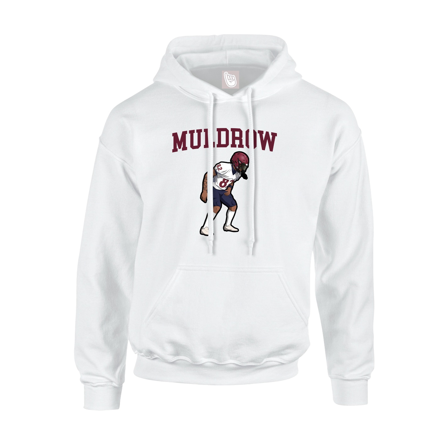 Hoodie — Shirsey in White