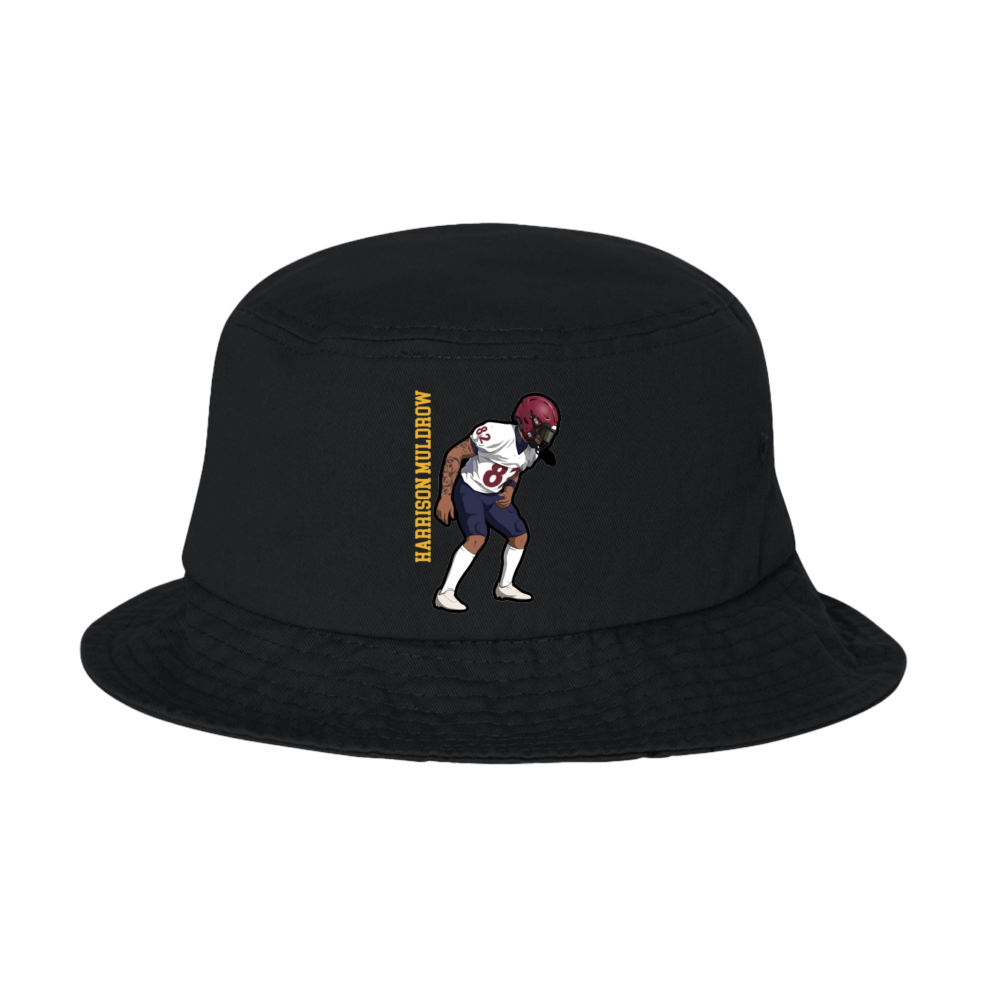 Bucket Cap — Name Vertical in Black