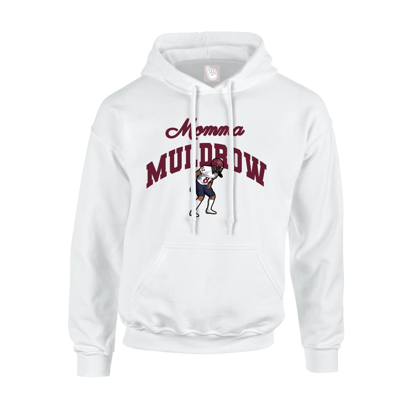 Youth Hoodie — Mothers Day Arch in White