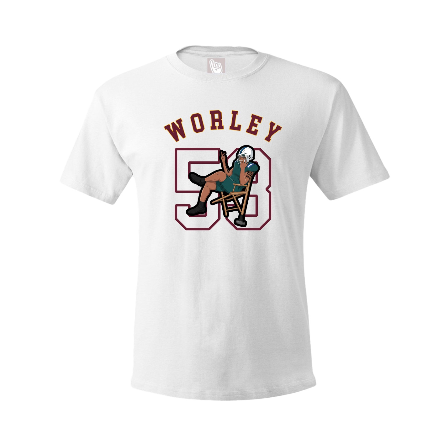 Youth Tee — Shirsey Arch in White