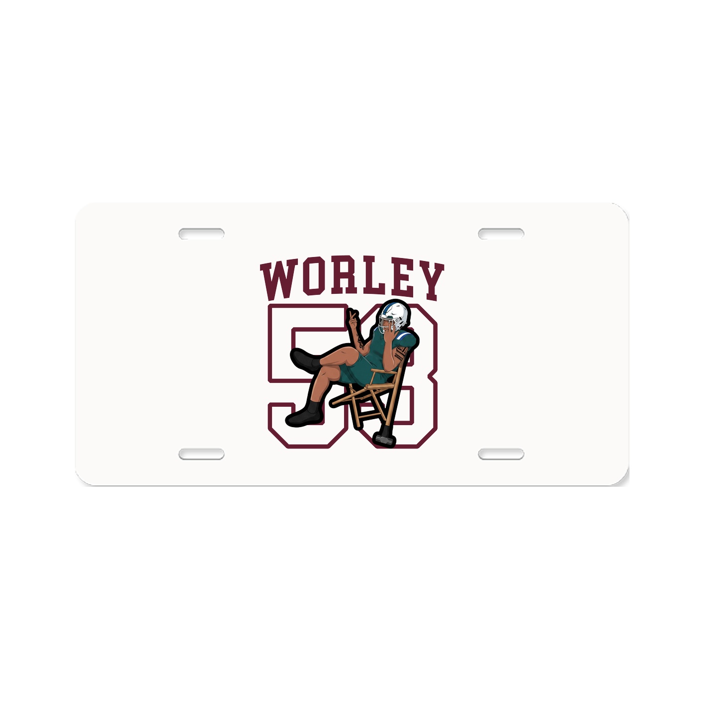 License Plate — Shirsey in Classic