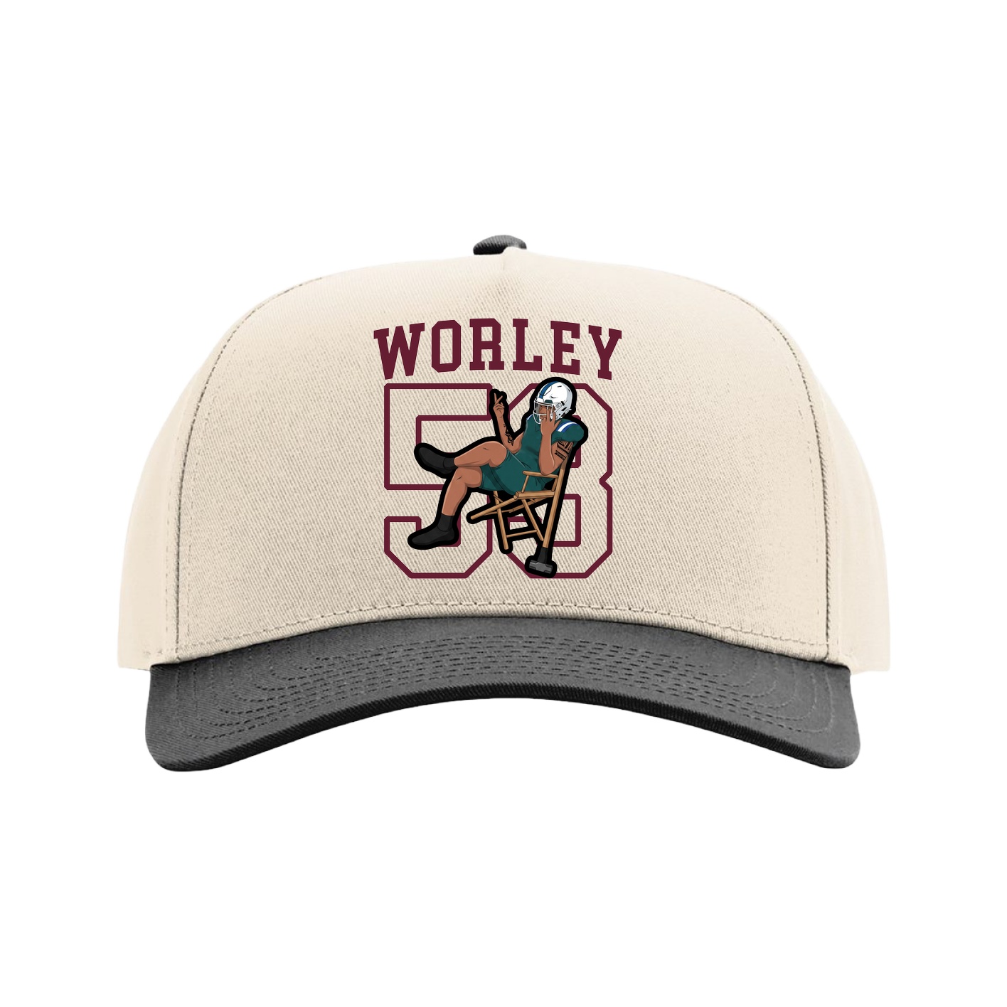 Full Fabric Five-Panel Champ Cap
