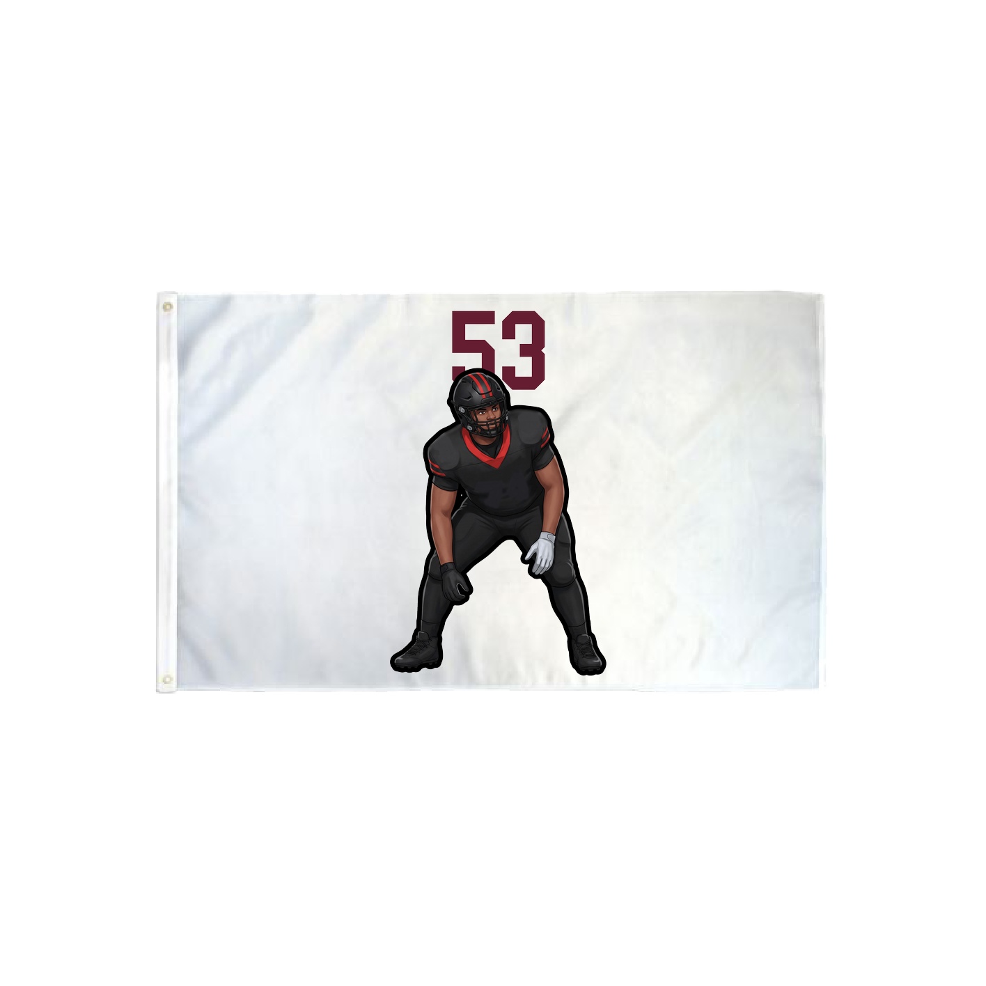 3x5 Flag — Number Top in Classic