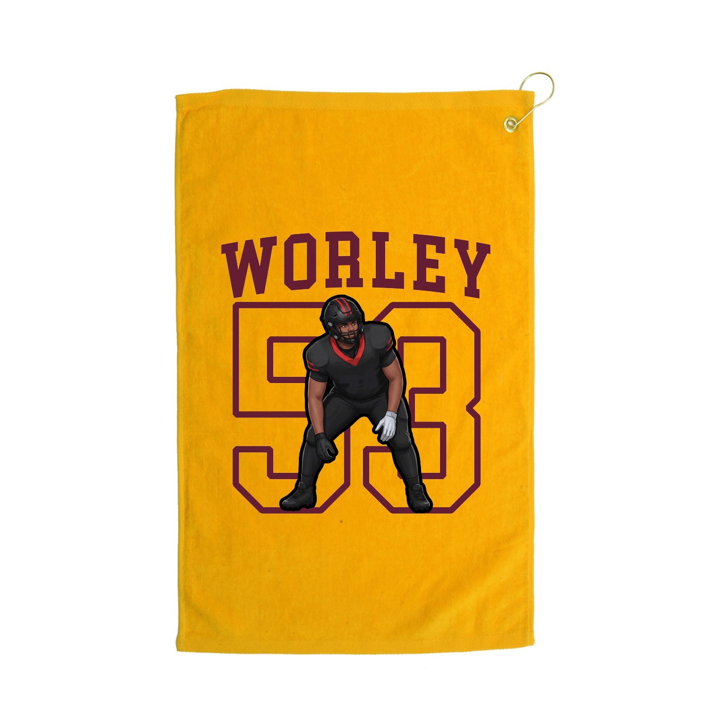 Golf Towel — Shirsey in Gold