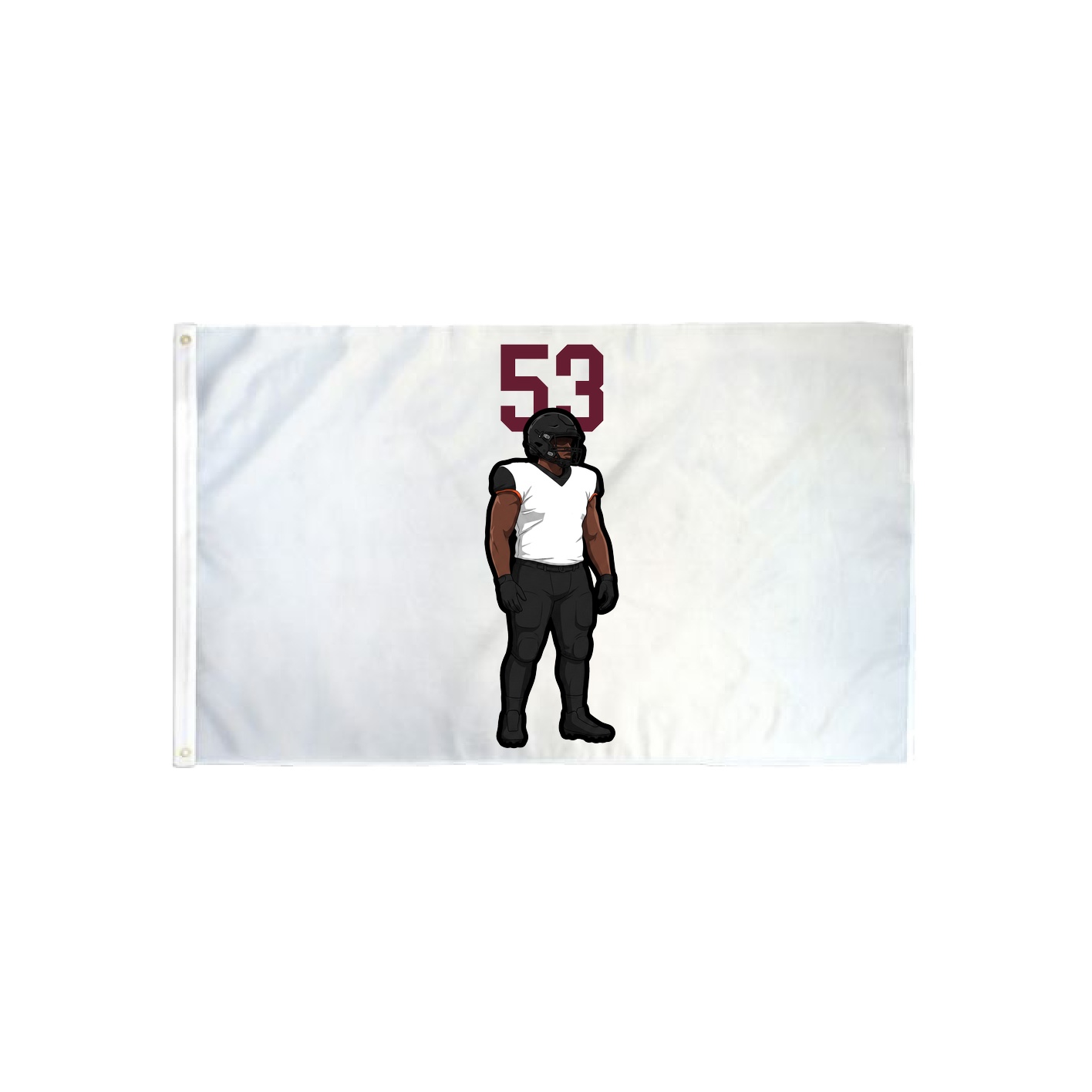 3x5 Flag — Number Top in Classic