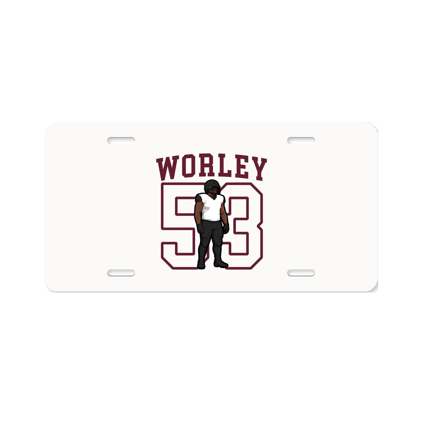 License Plate — Shirsey in Classic