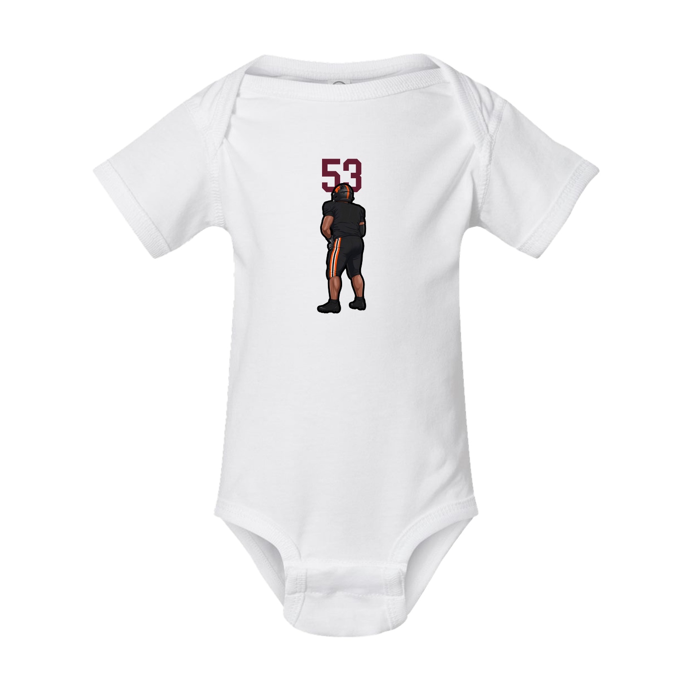 Baby Onesie — Number Top in White