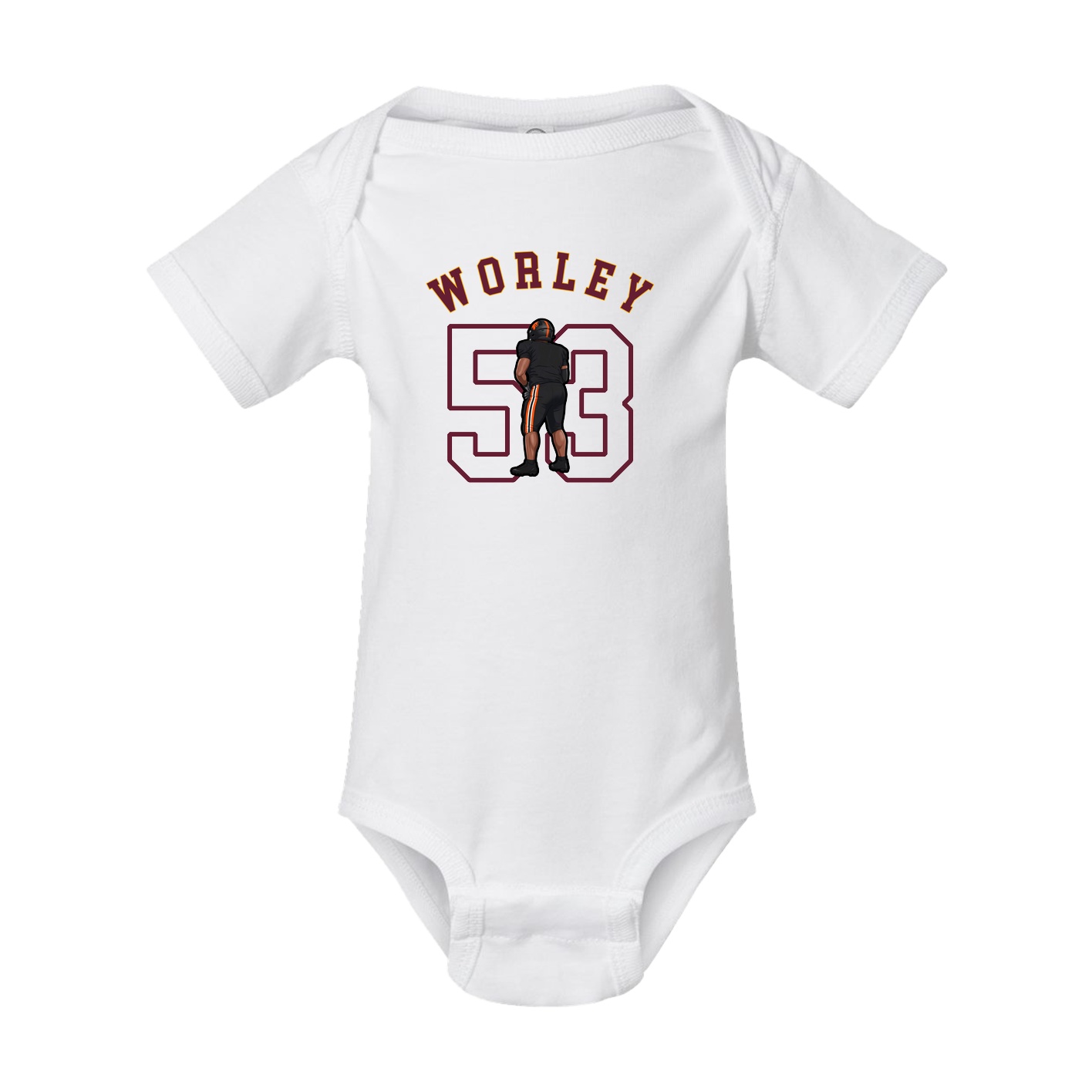 Baby Onesie — Shirsey Arch in White