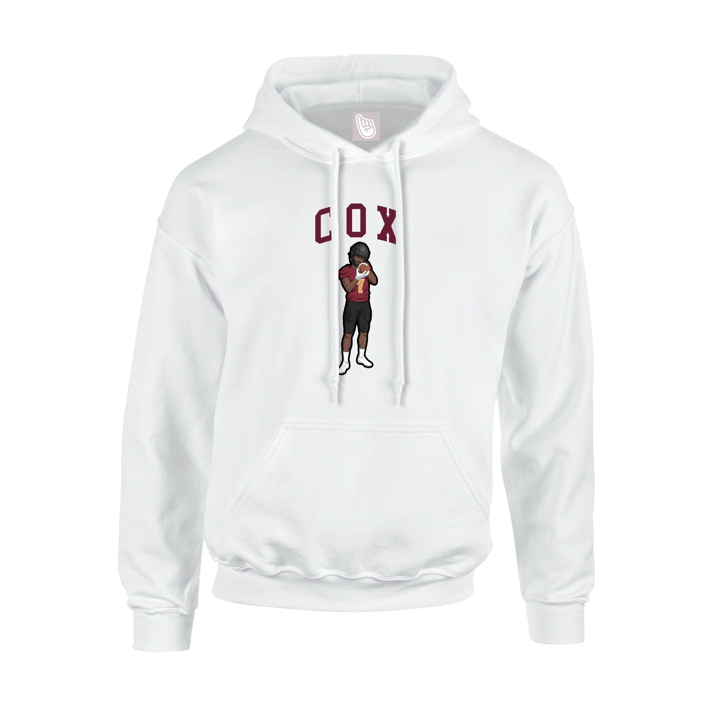 Hoodie — Shirsey in White