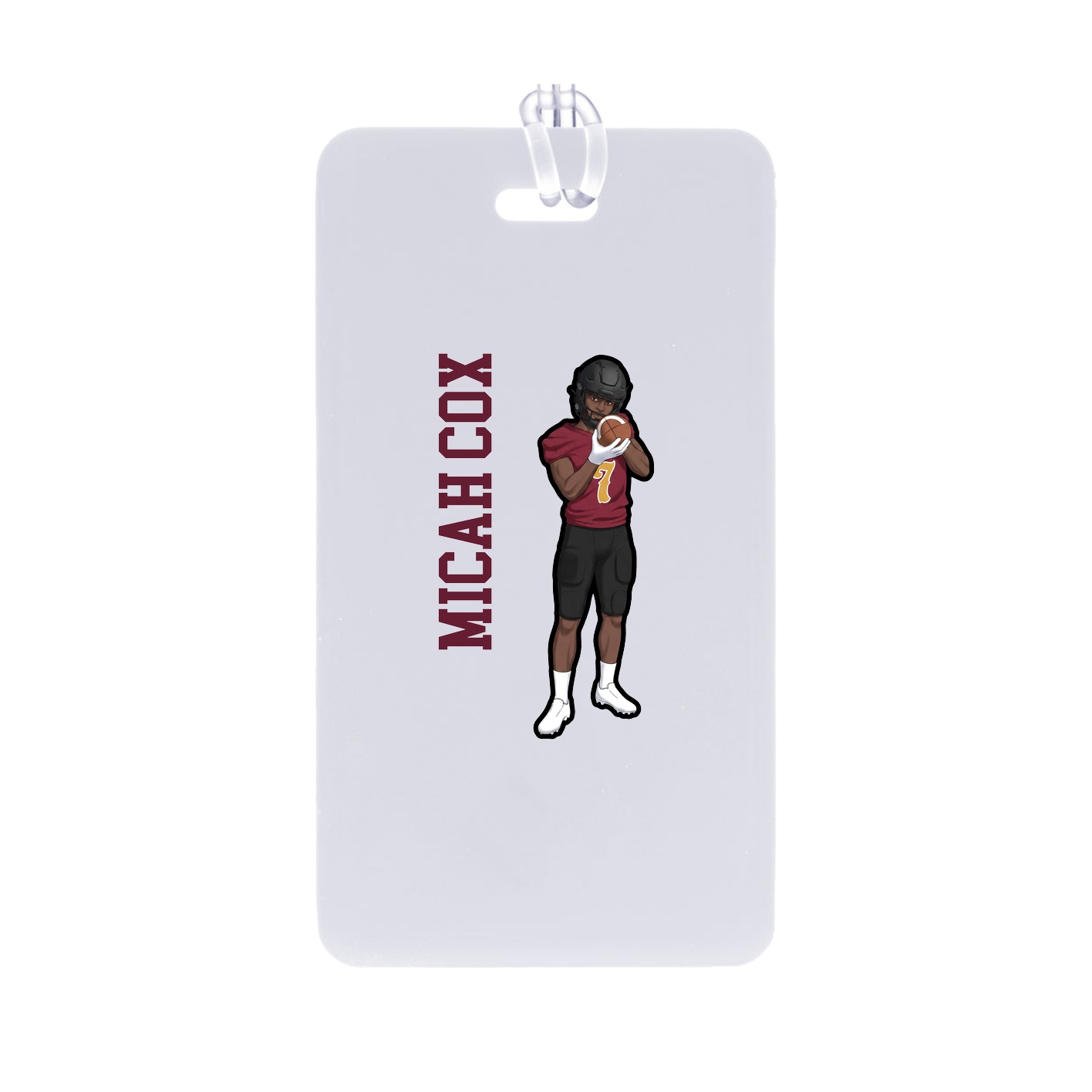 Bag Tag — Name Vertical in Classic