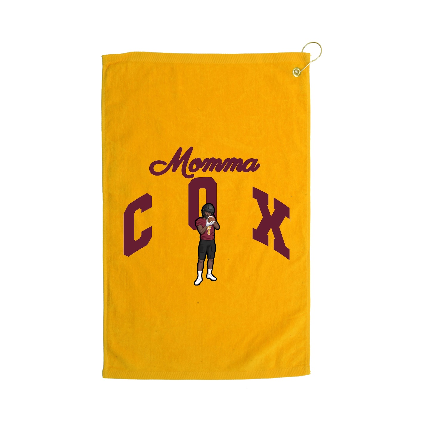 Golf Towel — Mothers Day Arch in Gold