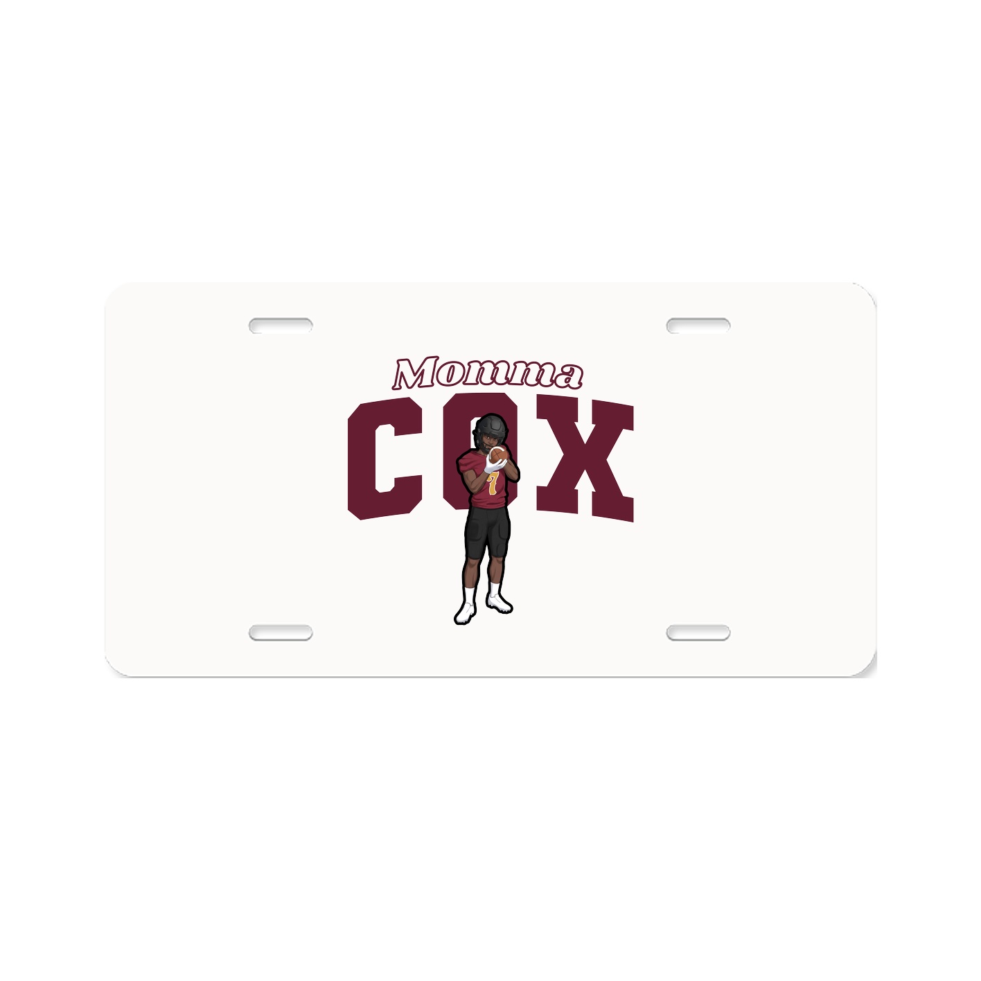 License Plate — Mothers Day Block in Classic