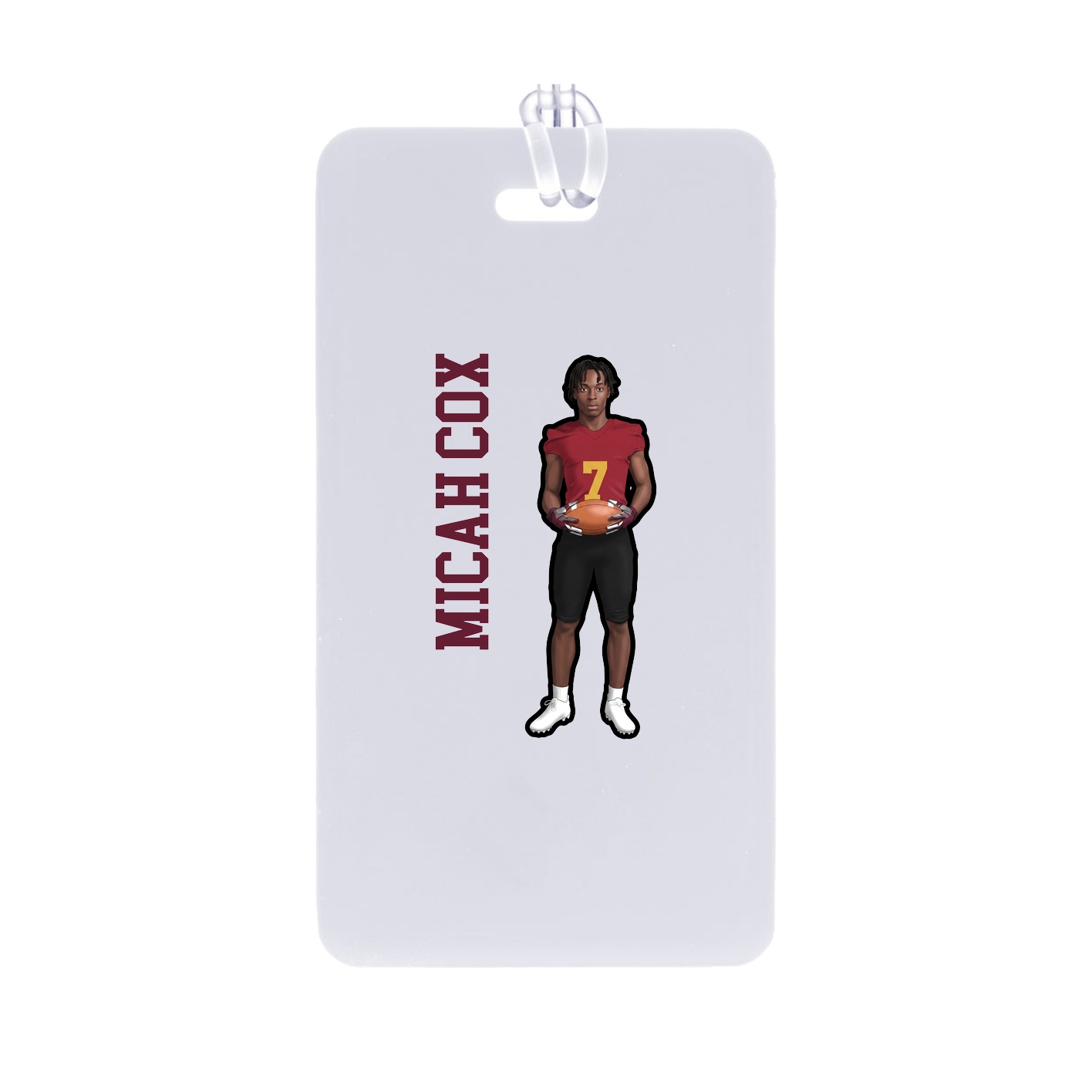 Bag Tag — Name Vertical in Classic