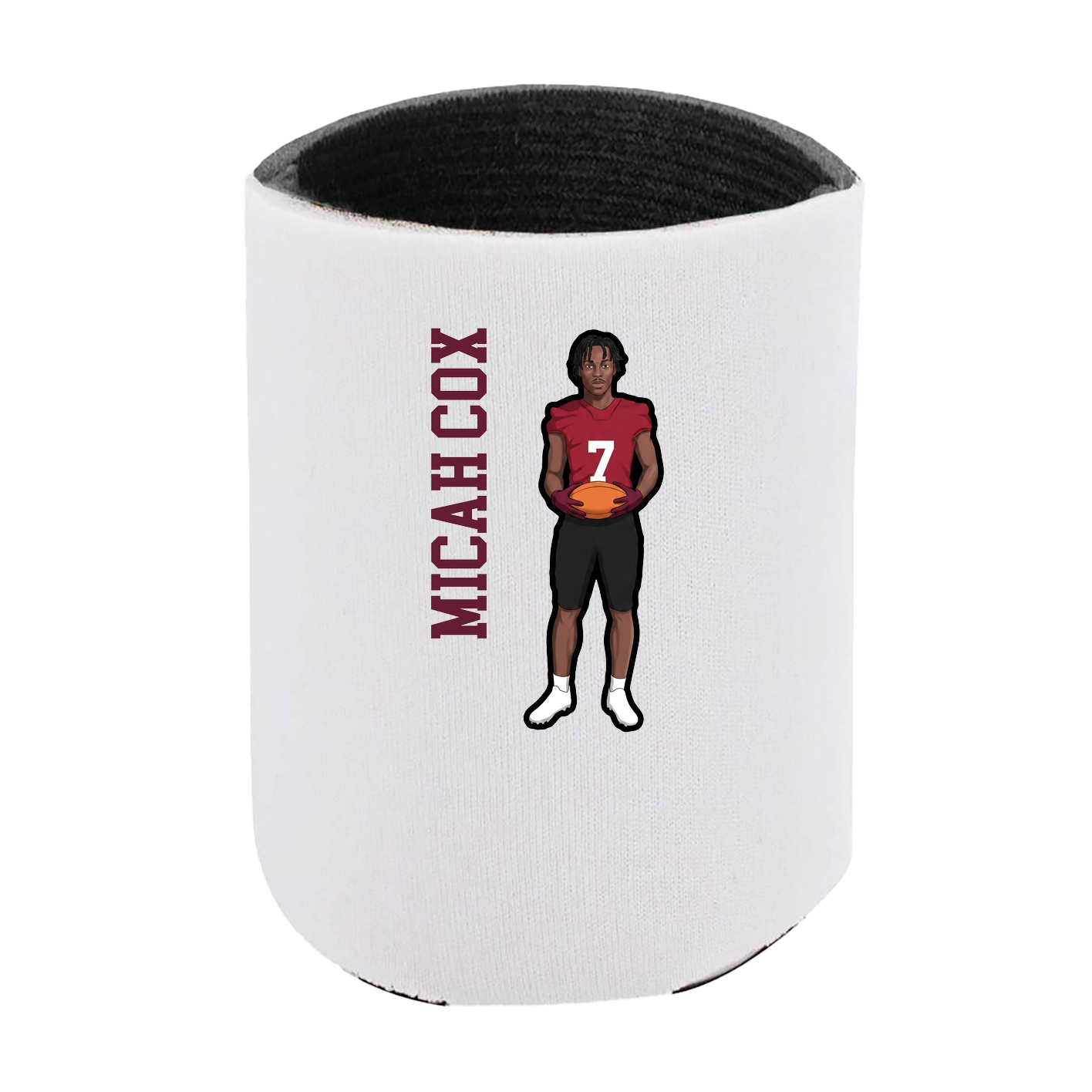 Can Holder — Name Vertical in White