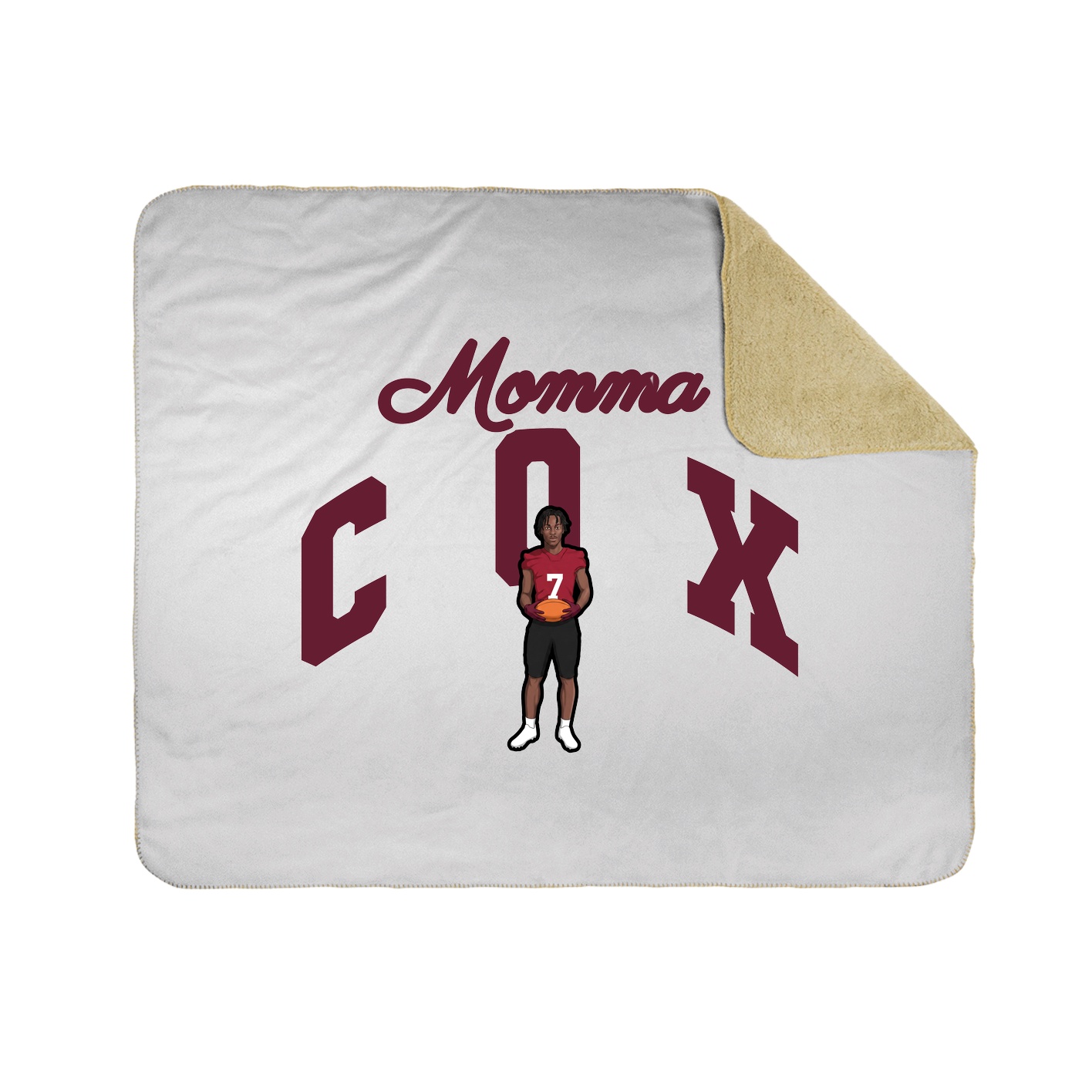Throw Blanket — Mothers Day Arch in White