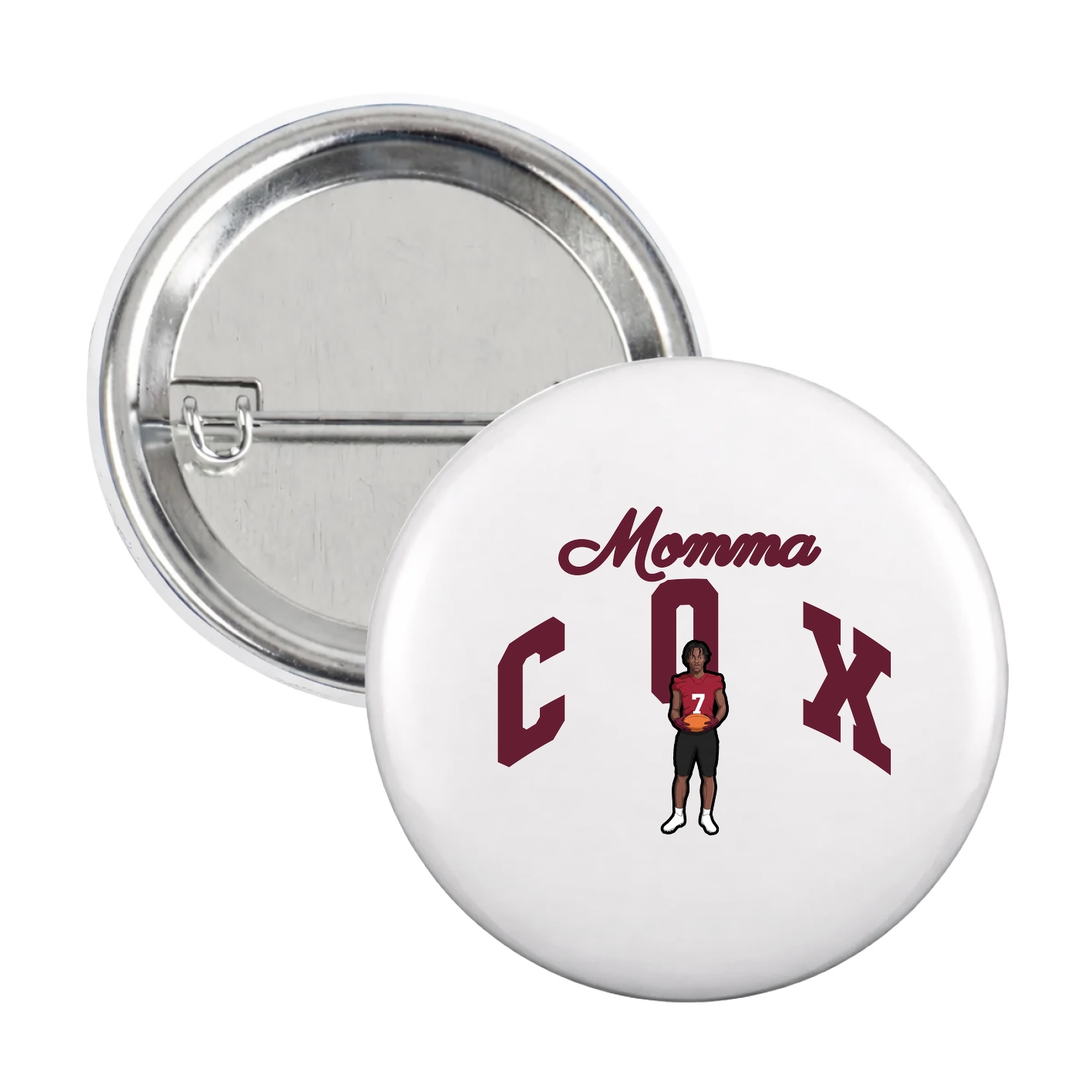 Game Day Button — Mothers Day Arch in White