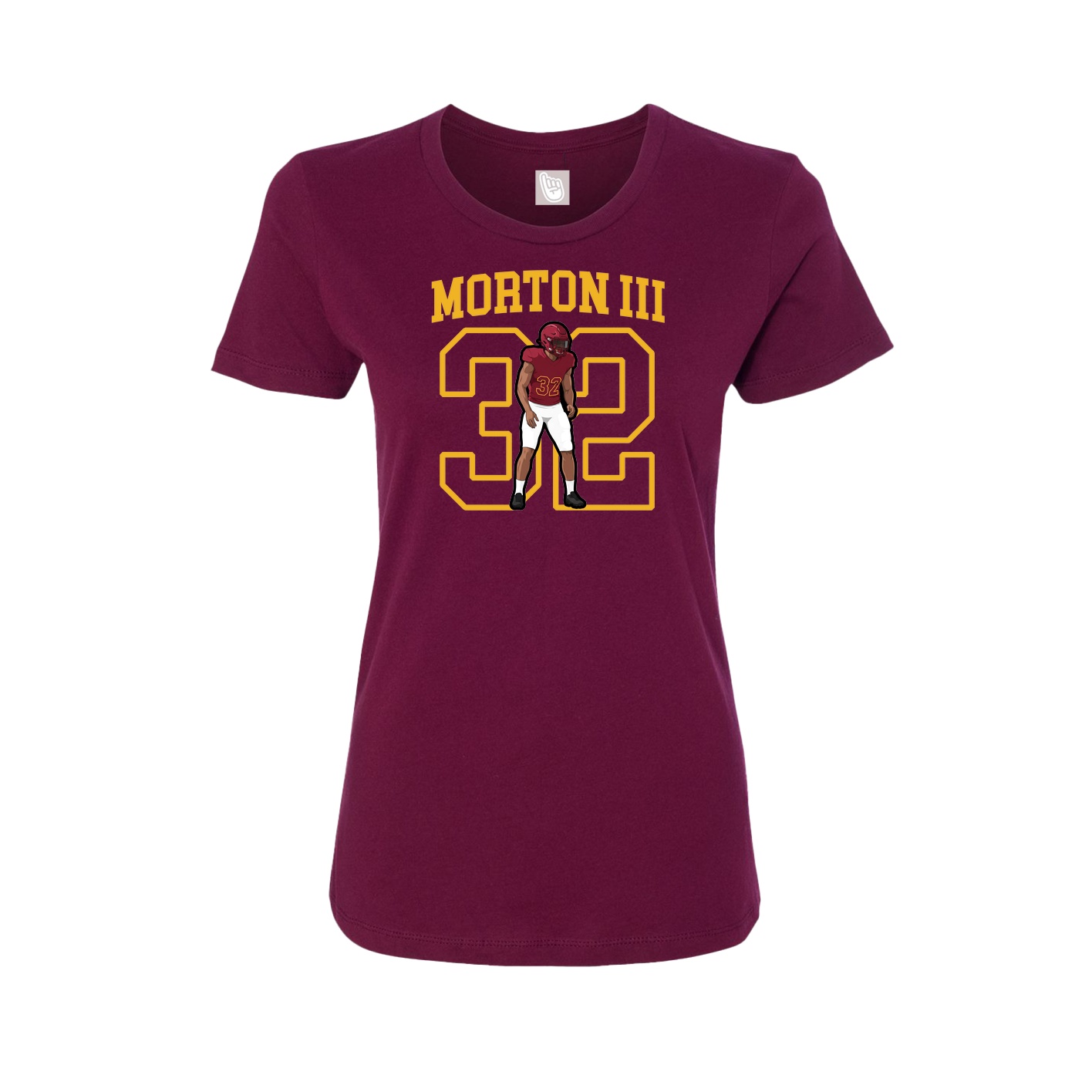 Fitted Women's Tee — Shirsey in Maroon