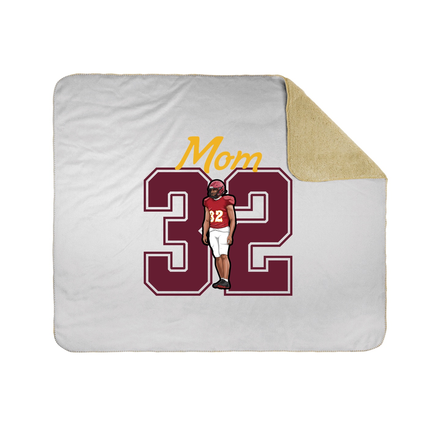 Throw Blanket — Mothers Day Shirsey in White