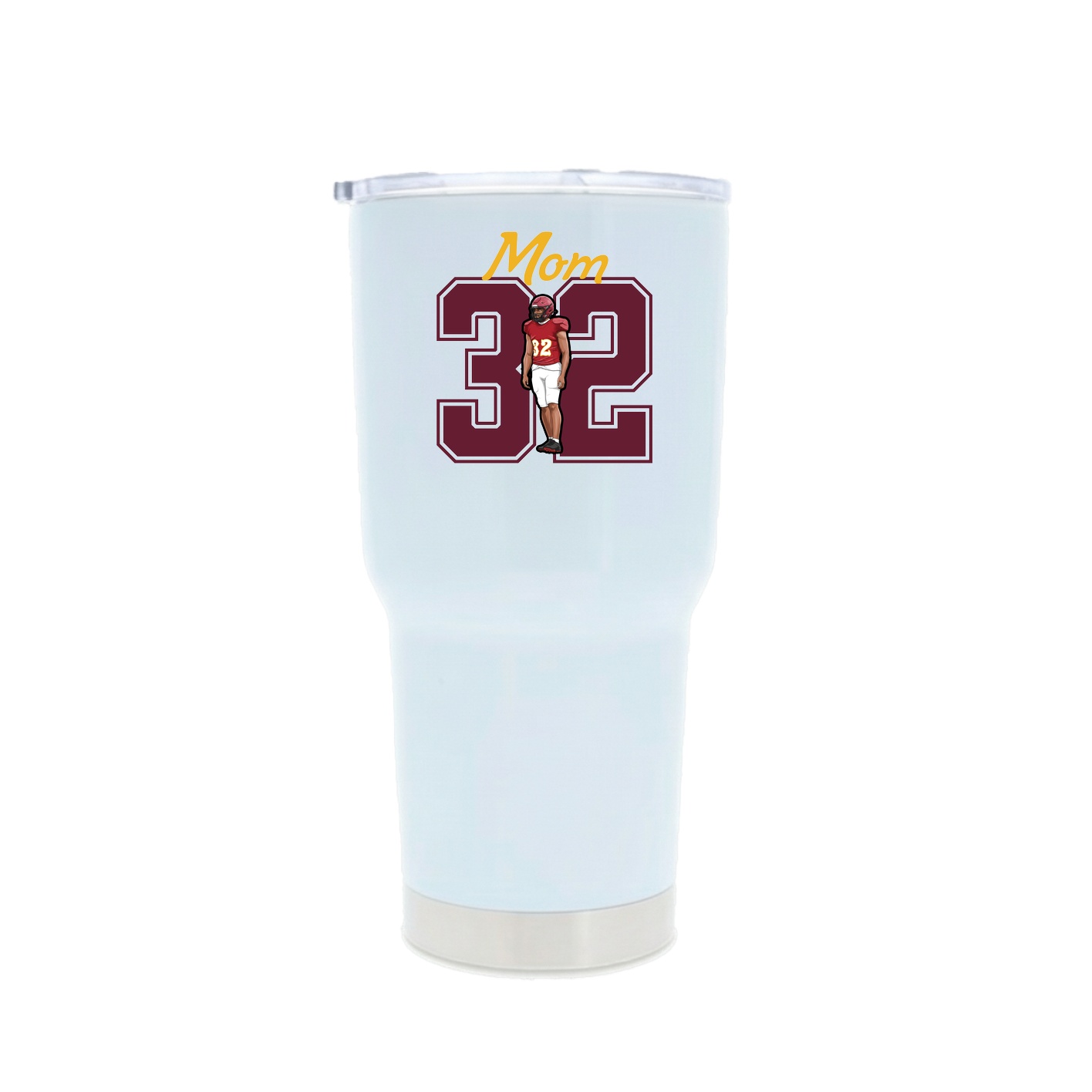 30oz Stainless Steel Tumbler — Mothers Day Shirsey in White