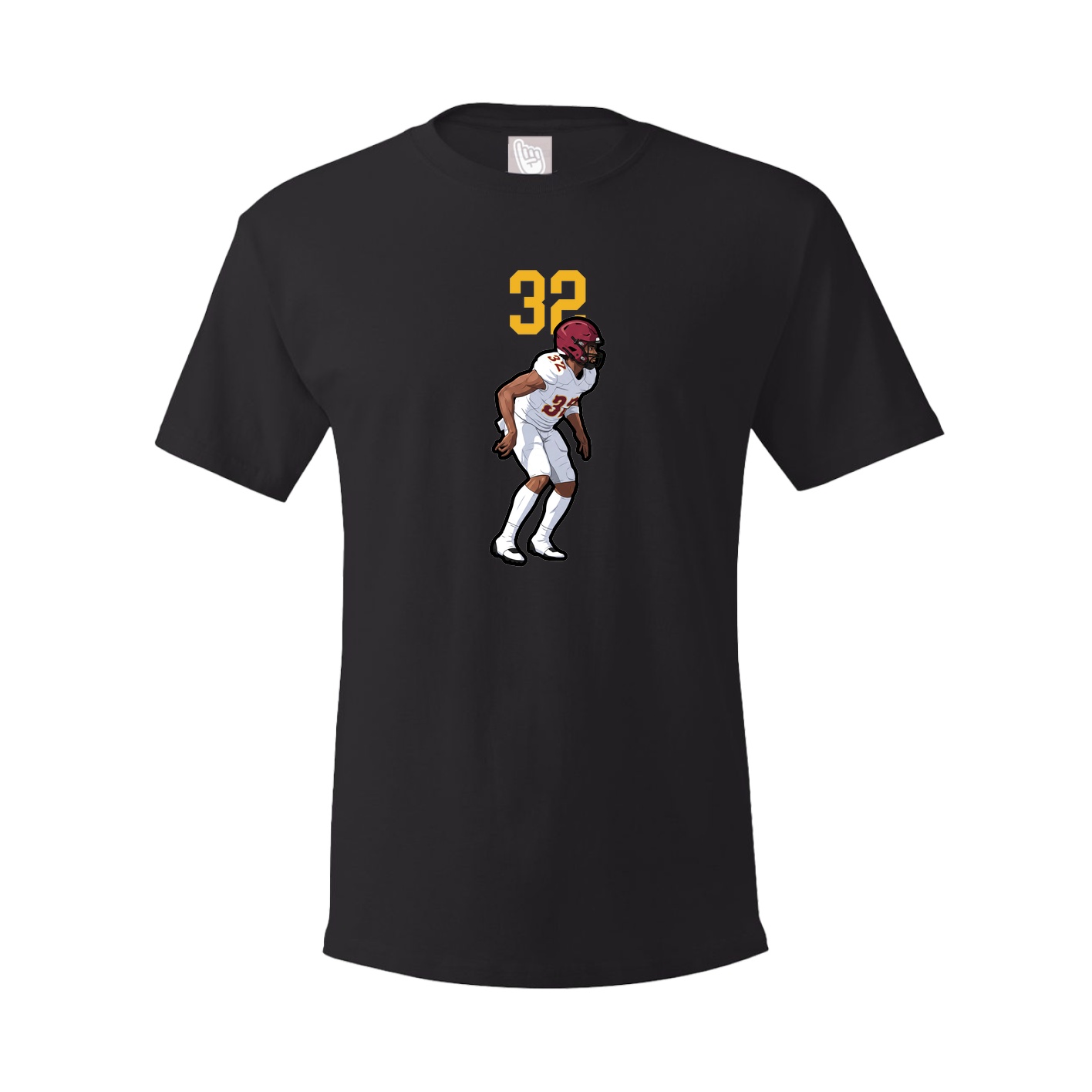 Youth Tee — Number Top in Black