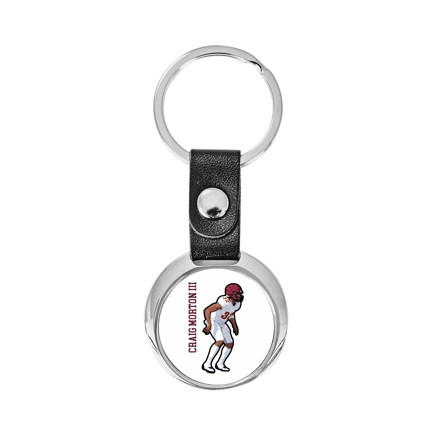 Key Chain — Name Vertical in Classic