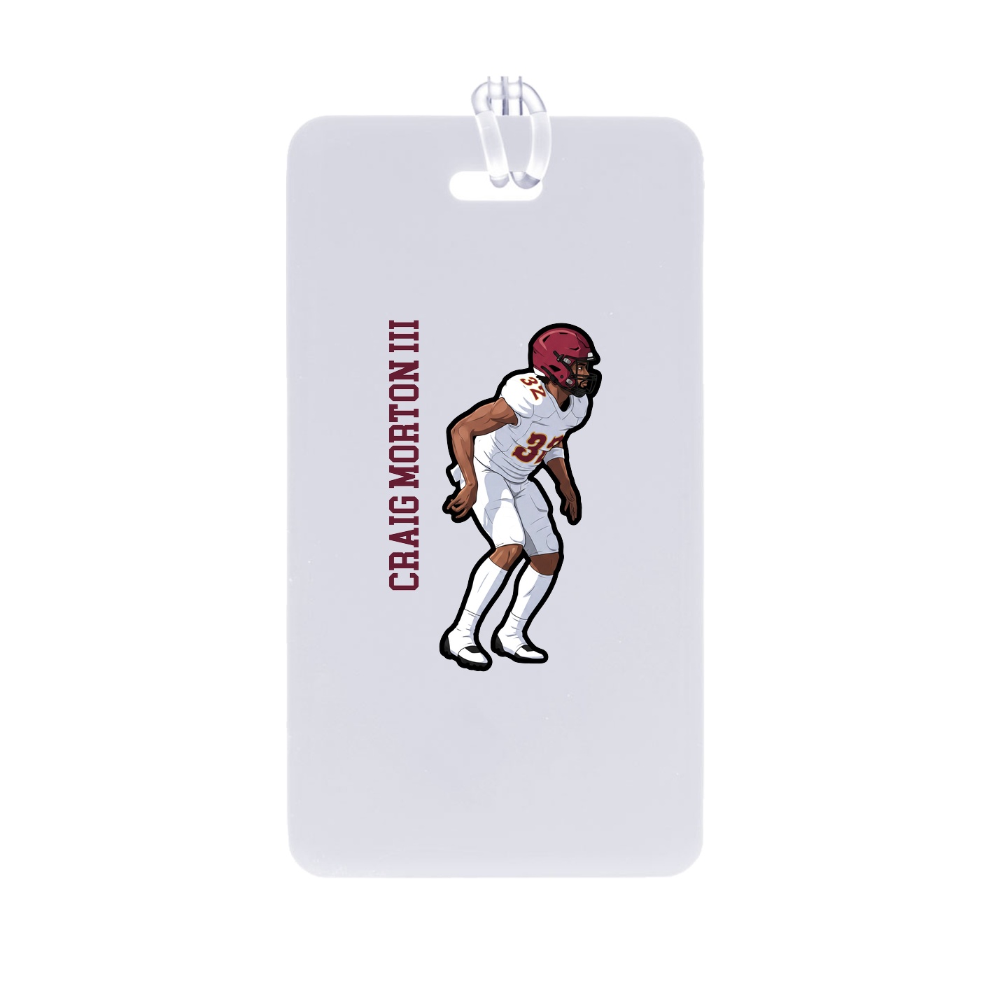 Bag Tag — Name Vertical in Classic