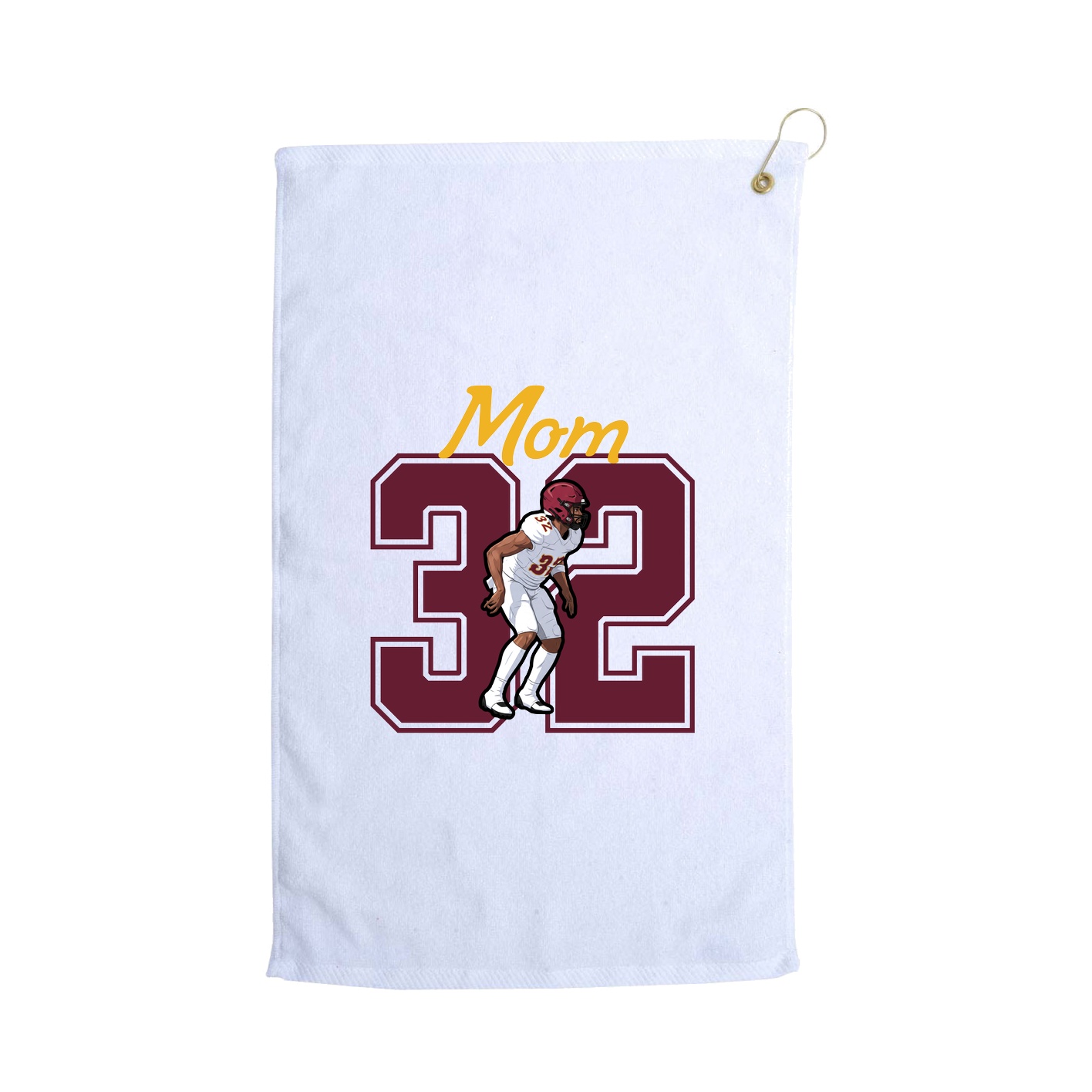 Golf Towel — Mothers Day Shirsey in White