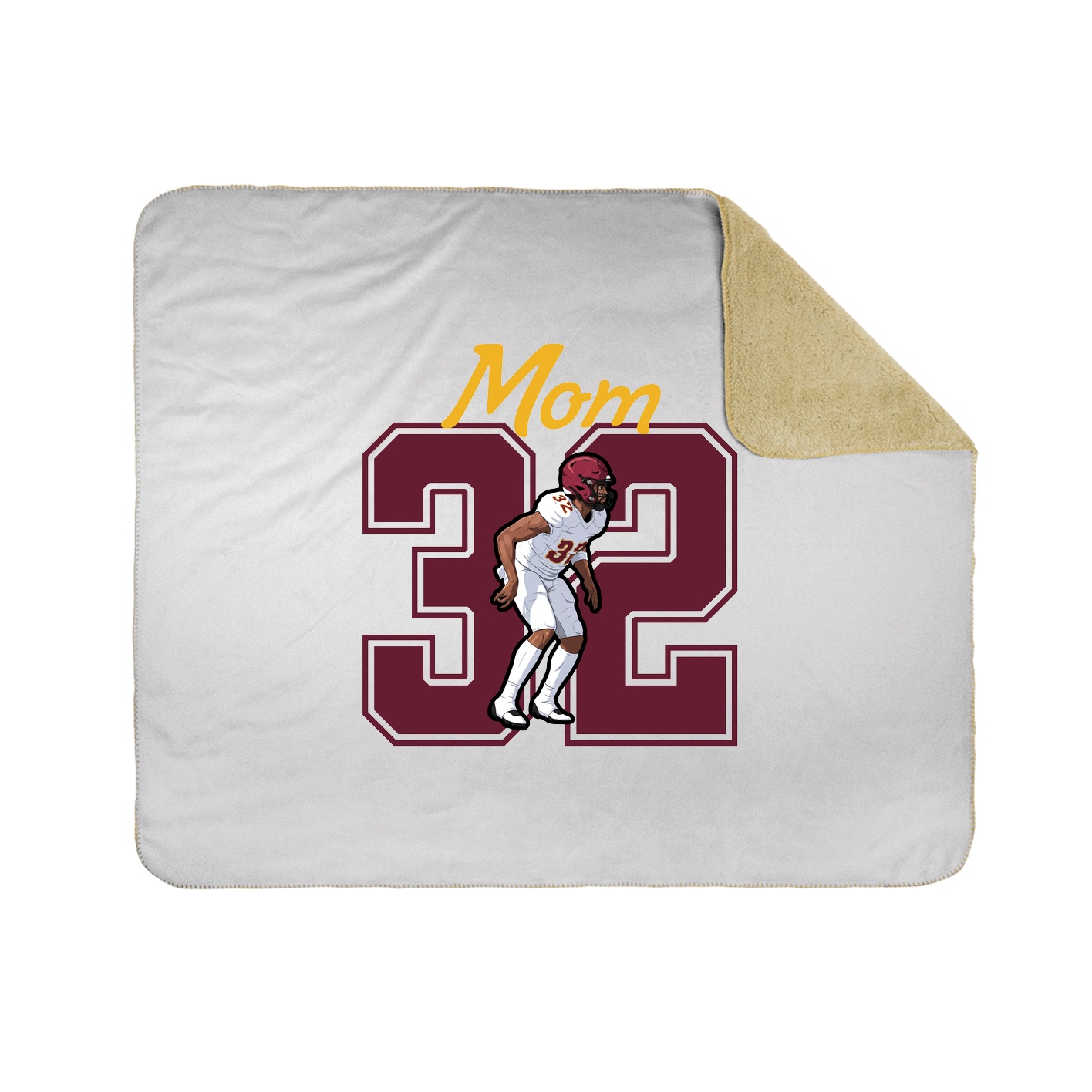 Throw Blanket — Mothers Day Shirsey in White