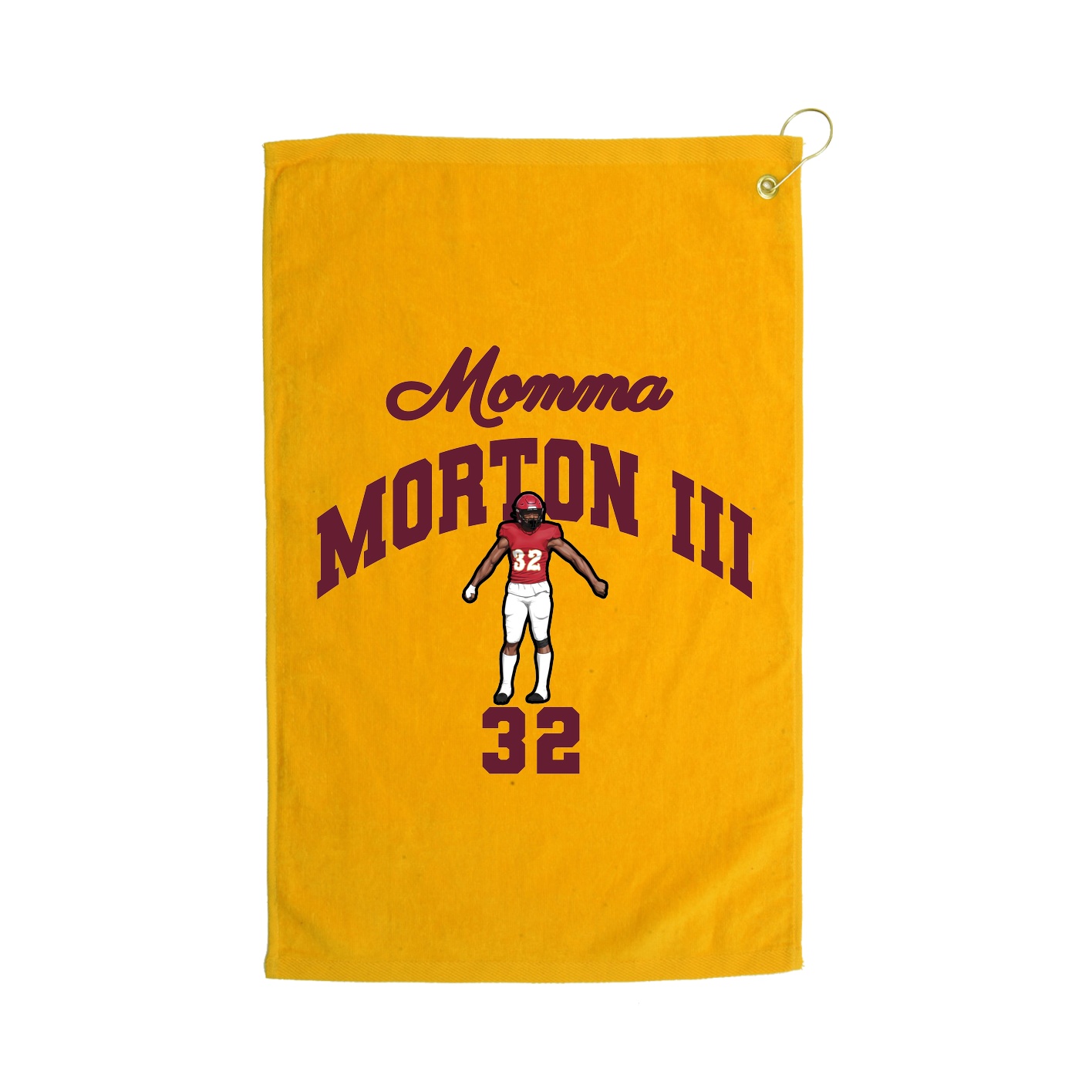 Golf Towel — Mothers Day Arch in Gold