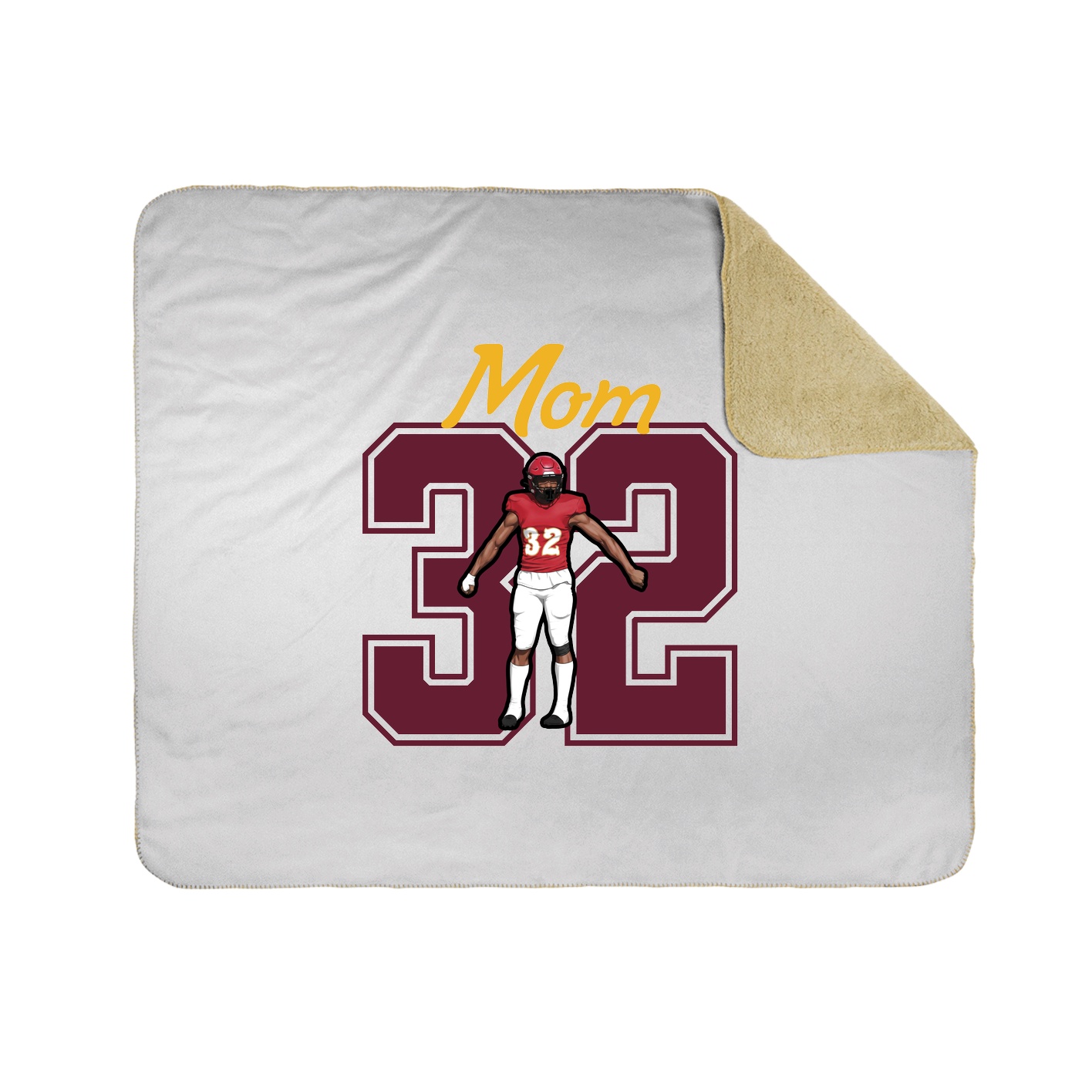 Throw Blanket — Mothers Day Shirsey in White